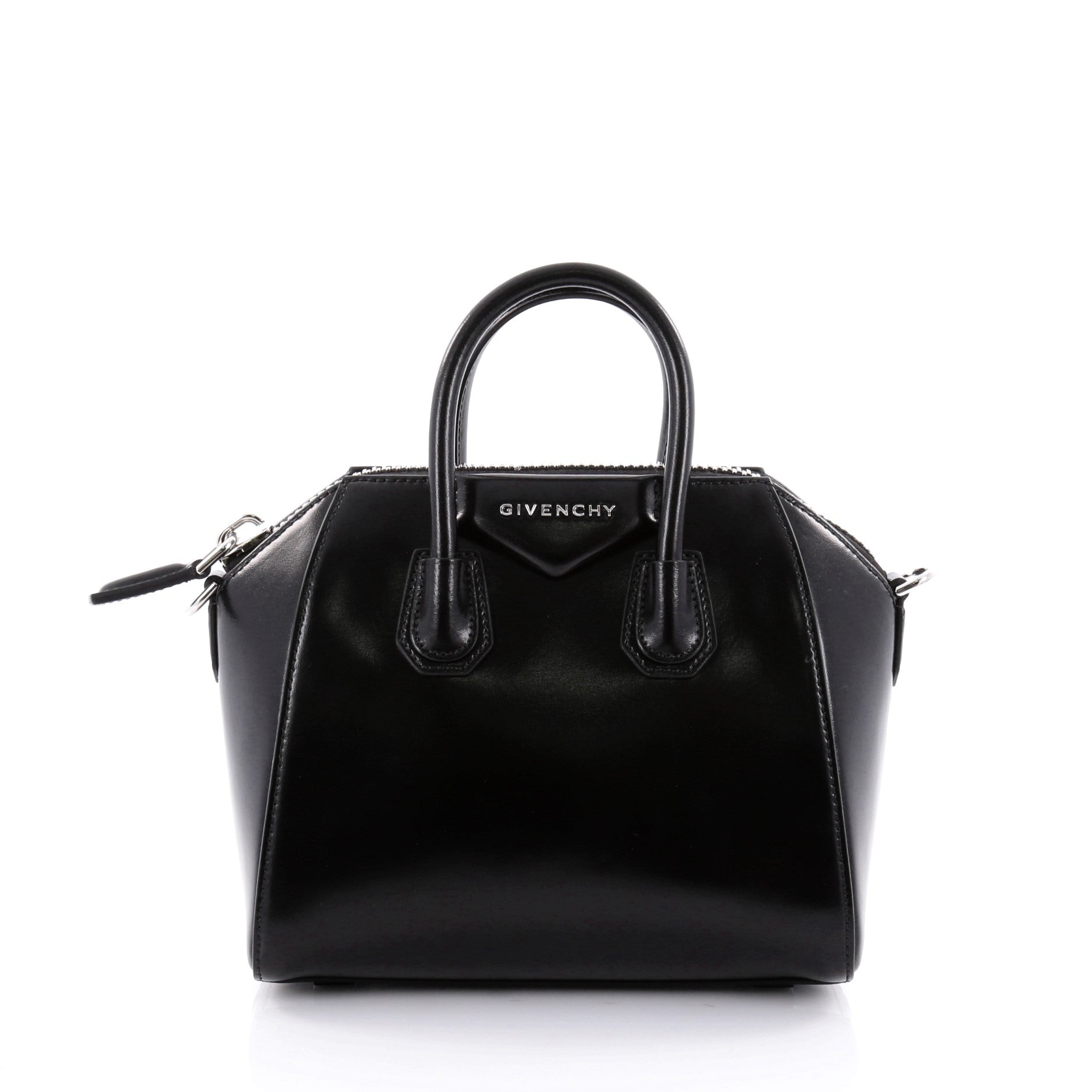 Antigona Bag Glazed Leather Mini