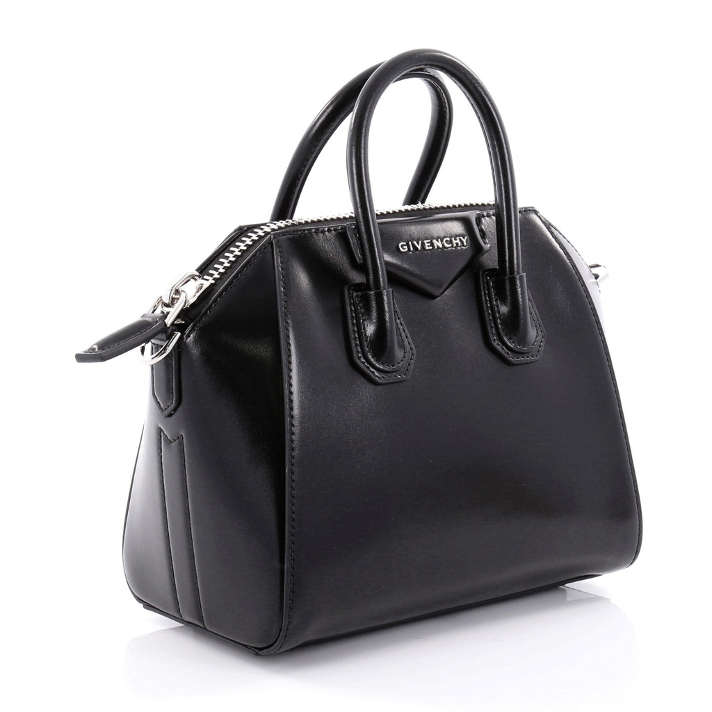 Antigona Bag Glazed Leather Mini