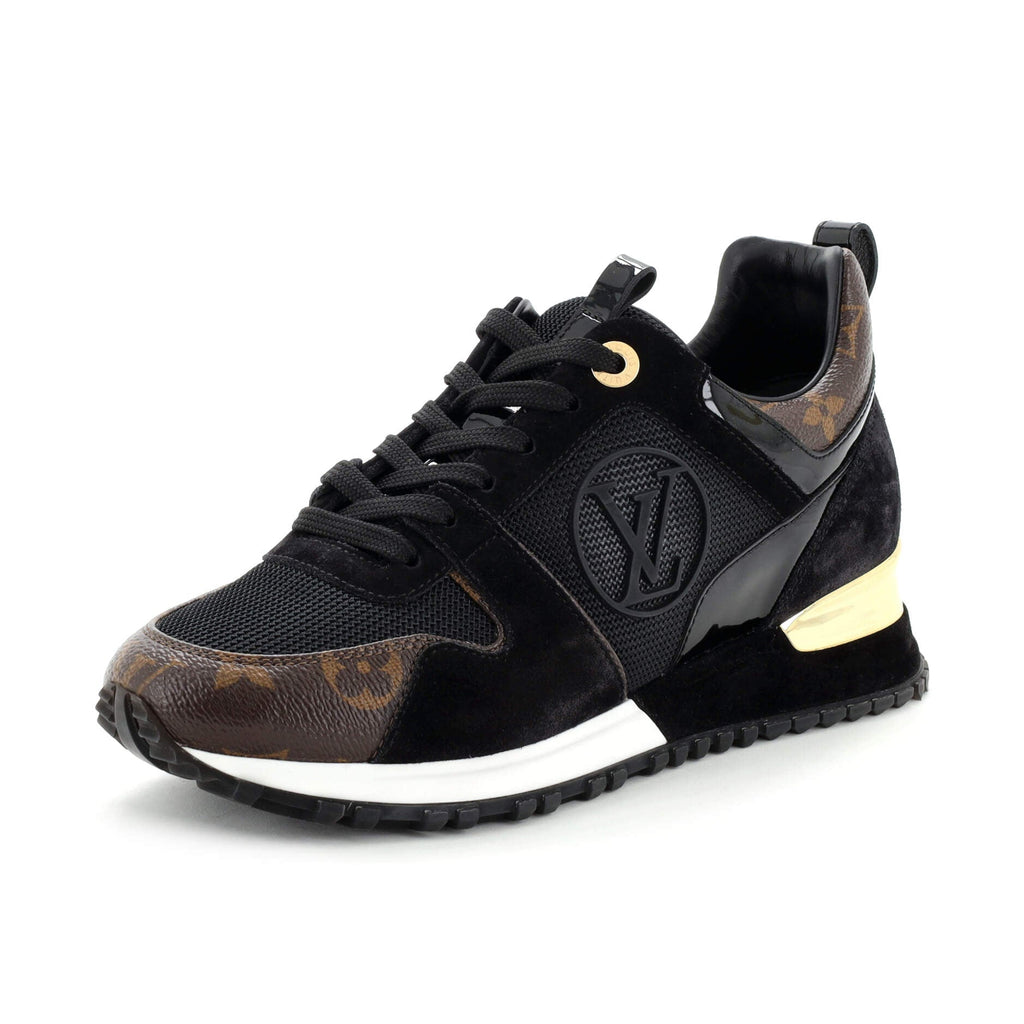 Women's Run Away Sneakers Mesh with Monogram Canvas and Suede
