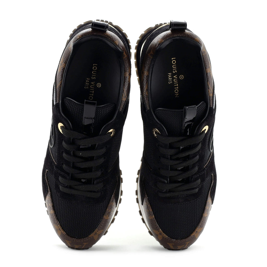 Women's Run Away Sneakers Mesh with Monogram Canvas and Suede