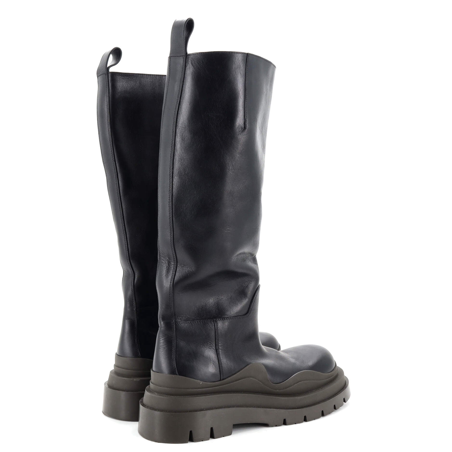 Women's Tire Knee High Boots Leather