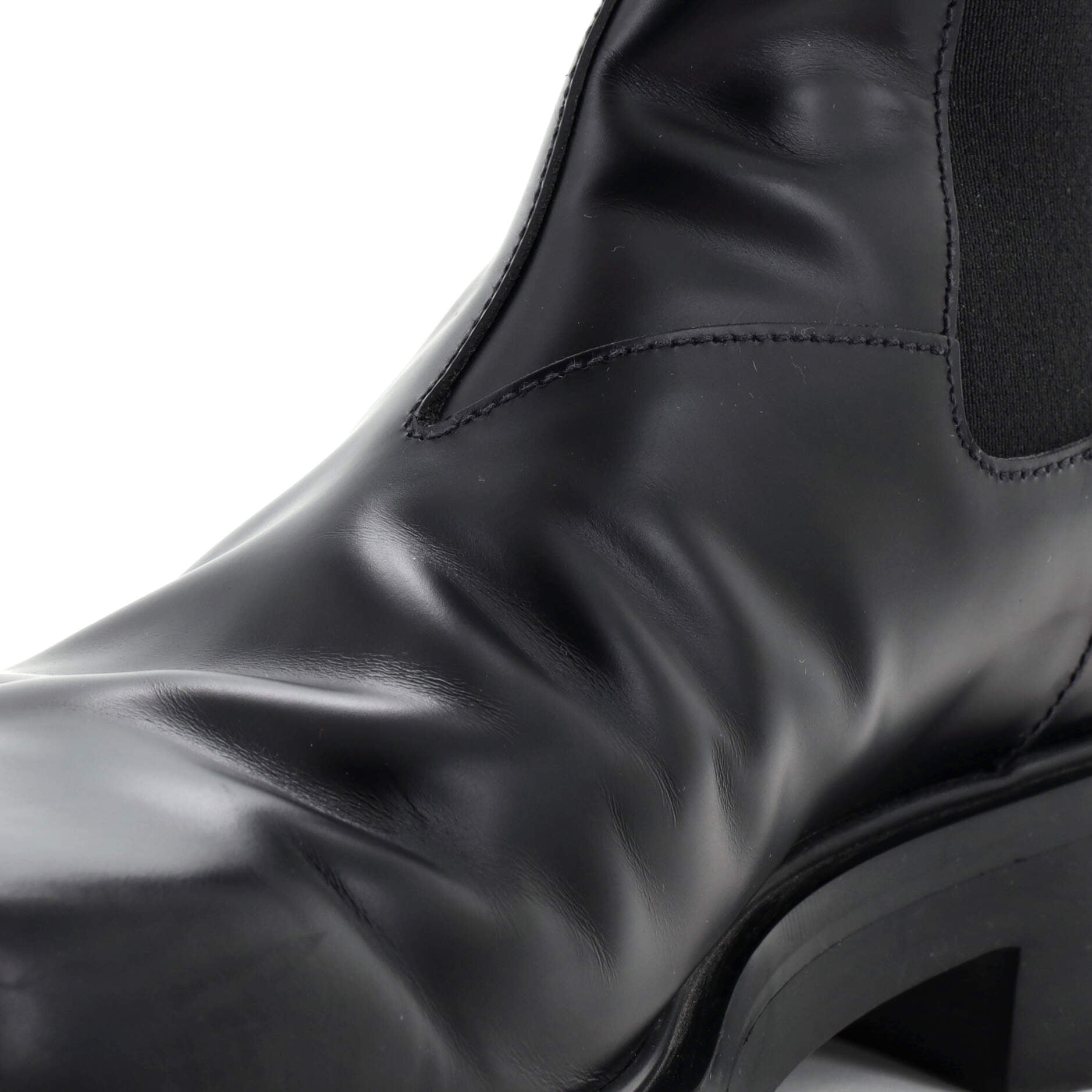 Men's Square Toe Chelsea Boots Leather