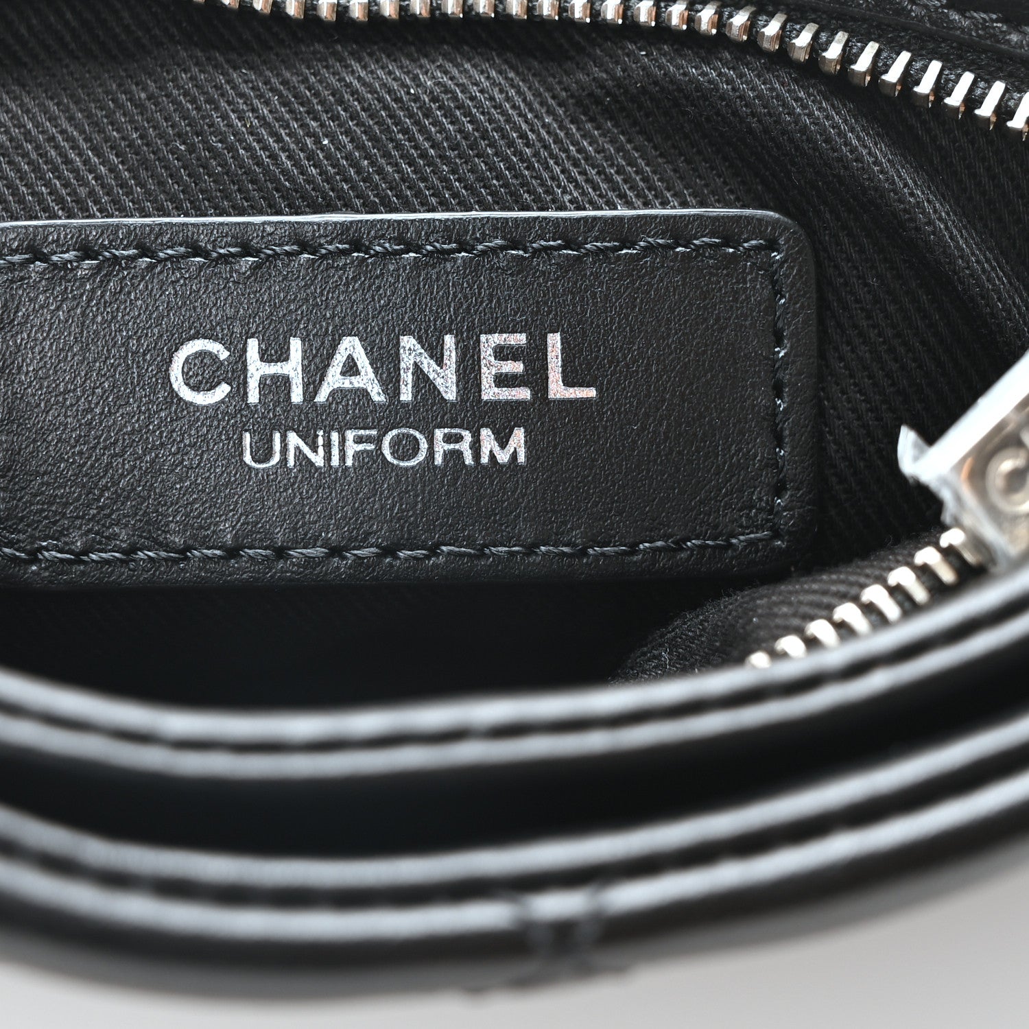 Calfskin Quilted Crossbody Bag Black