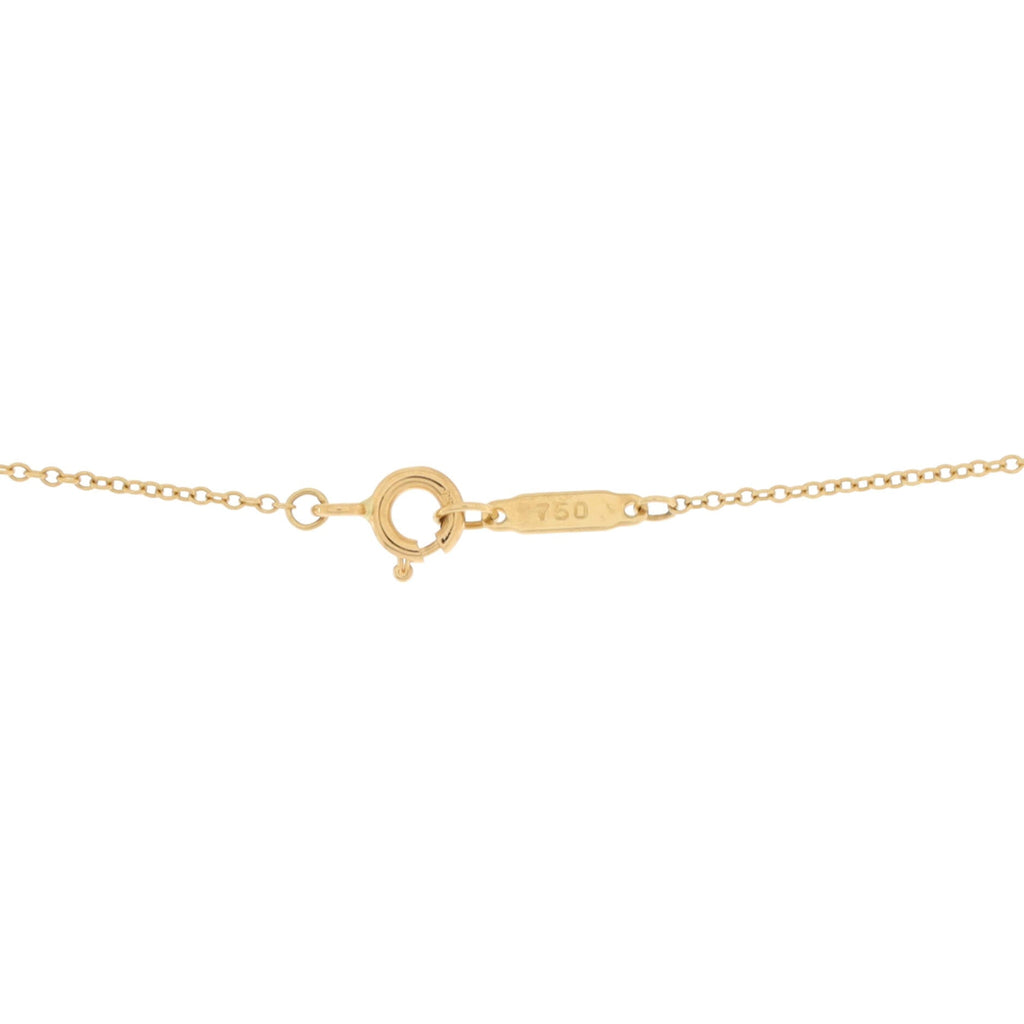Etoile Heart 3 Diamond Pendant Necklace 18K Yellow Gold with Platinum and Diamonds