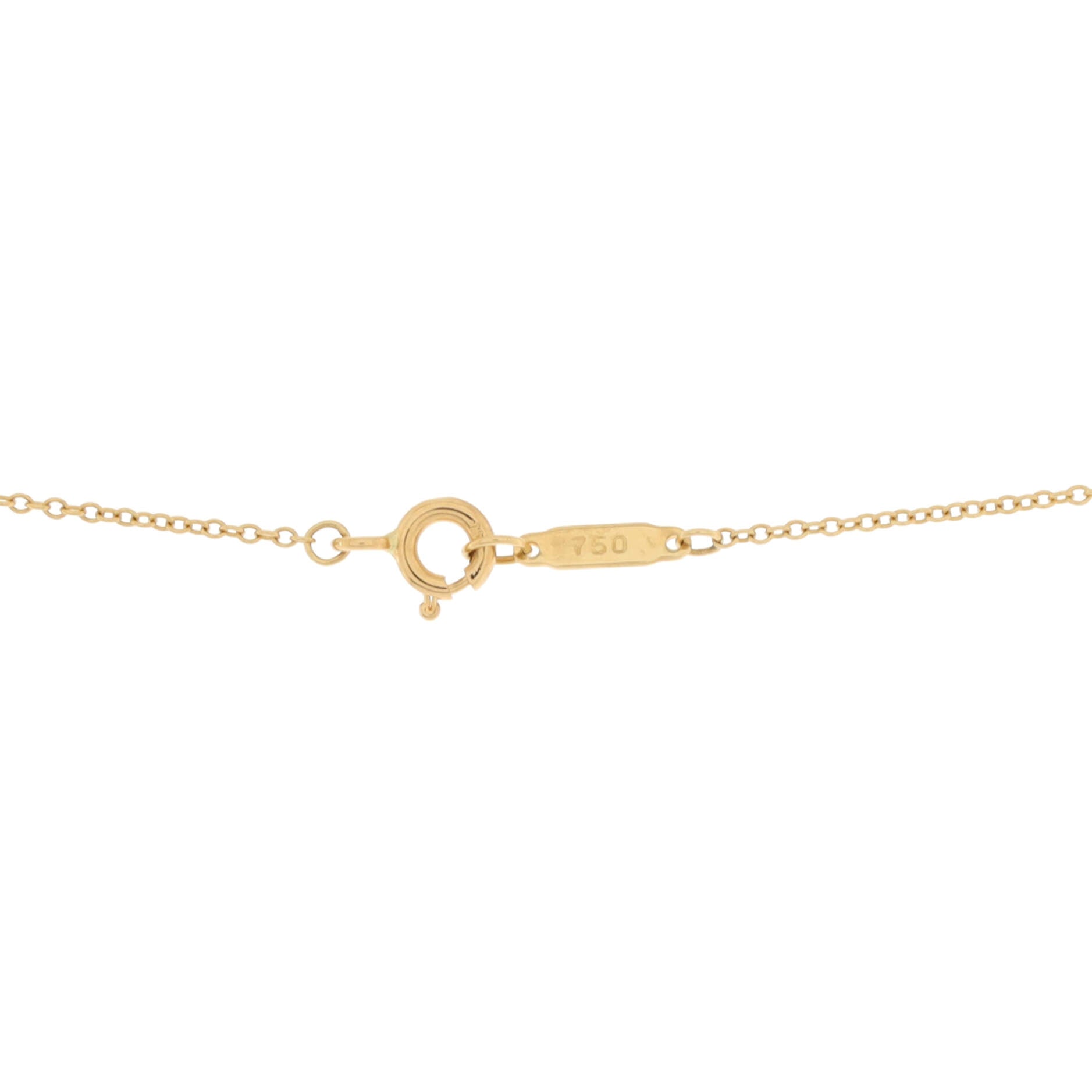 Etoile Heart 3 Diamond Pendant Necklace 18K Yellow Gold with Platinum and Diamonds