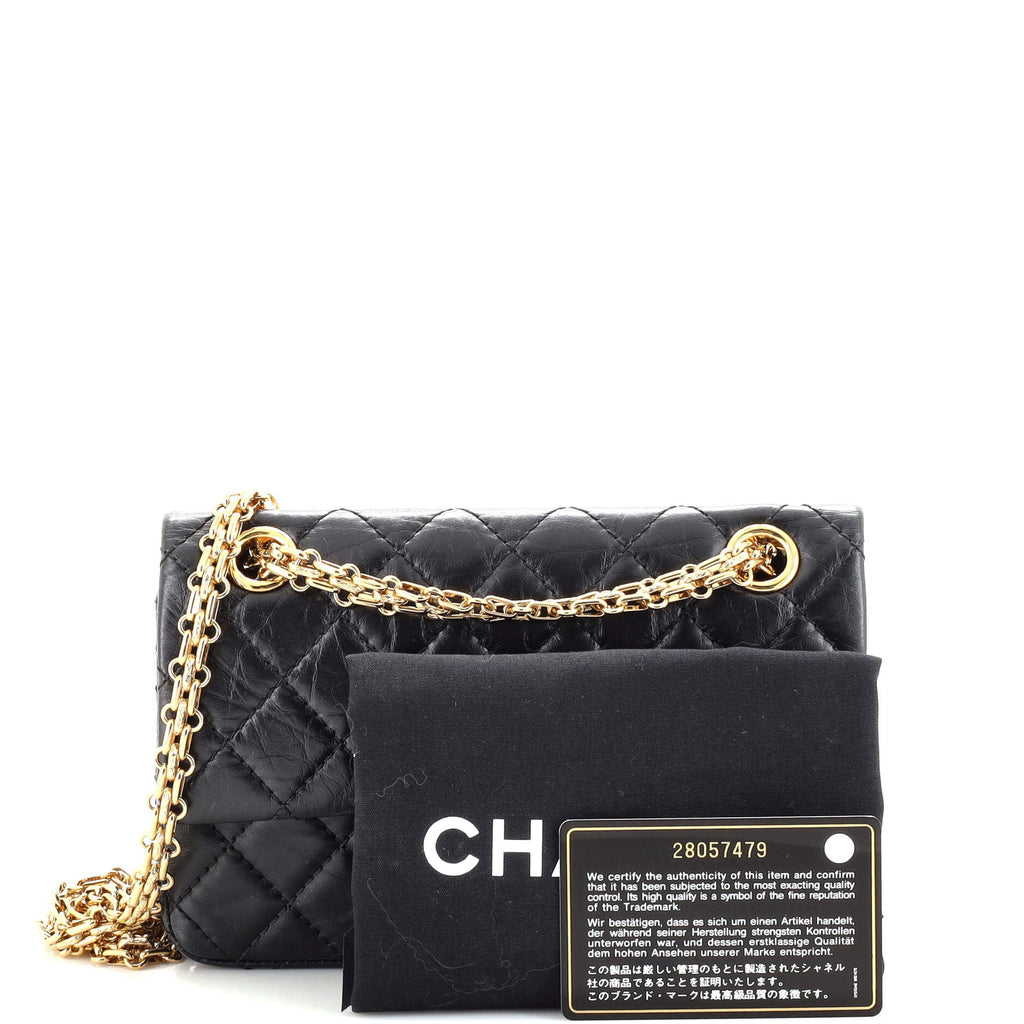 Reissue 2.55 Flap Bag Quilted Aged Calfskin Mini
