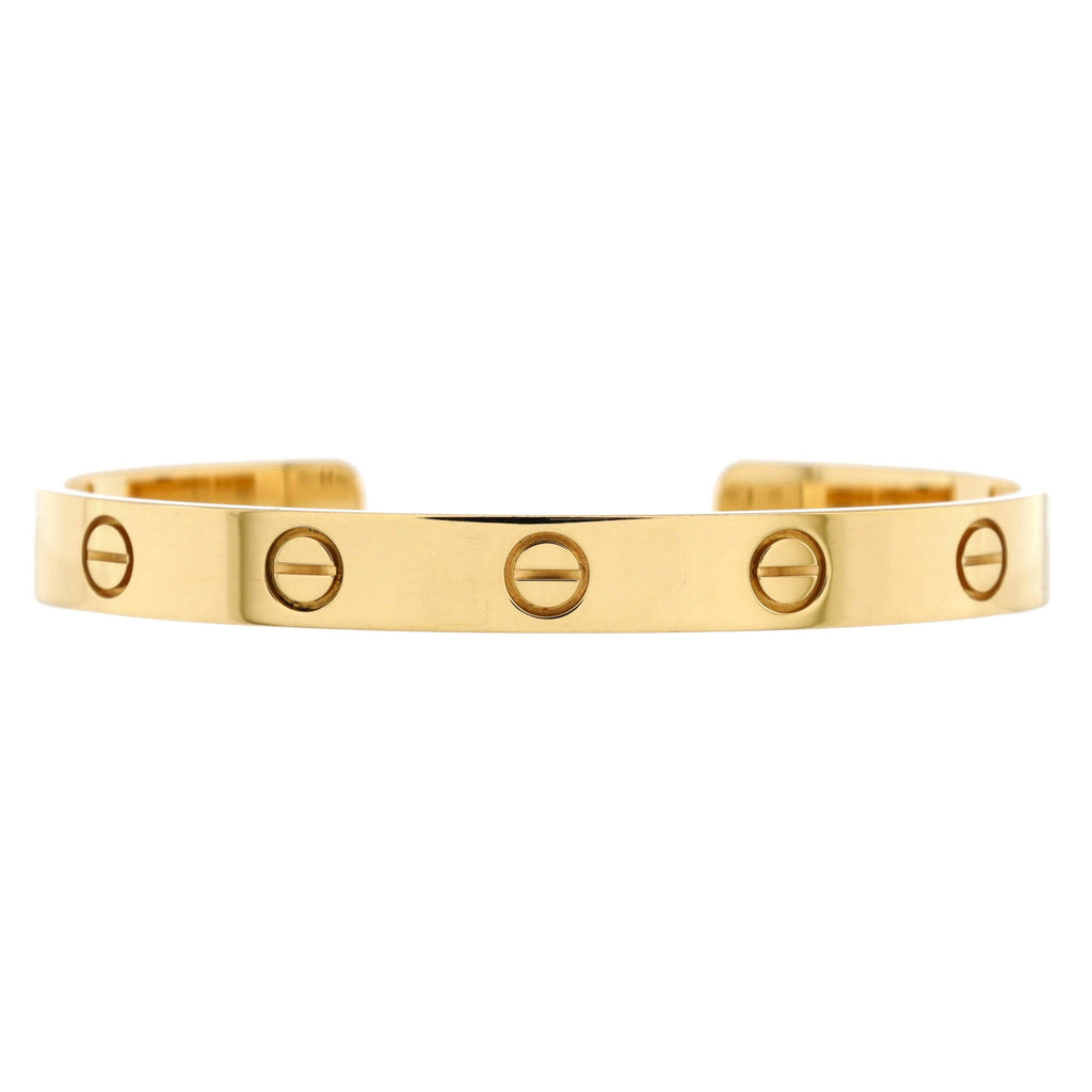 Love Cuff Bracelet 18K Yellow Gold