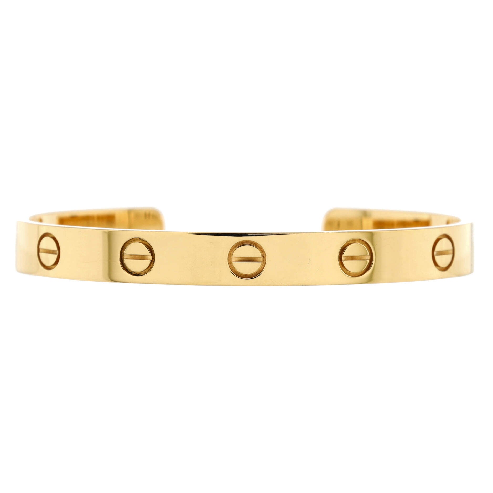 Love Cuff Bracelet 18K Yellow Gold