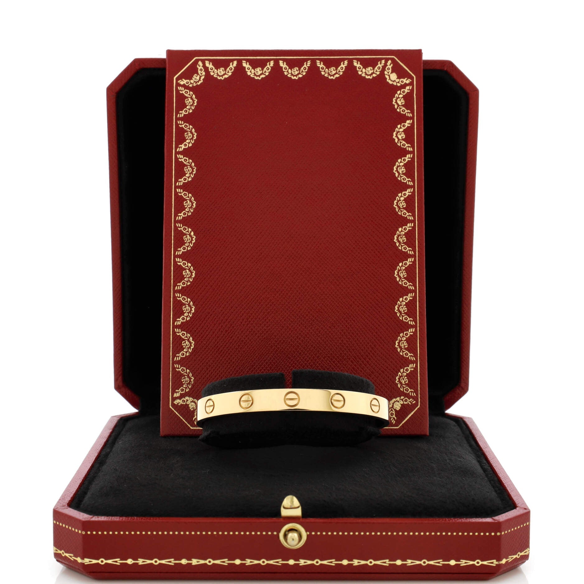 Love Cuff Bracelet 18K Yellow Gold