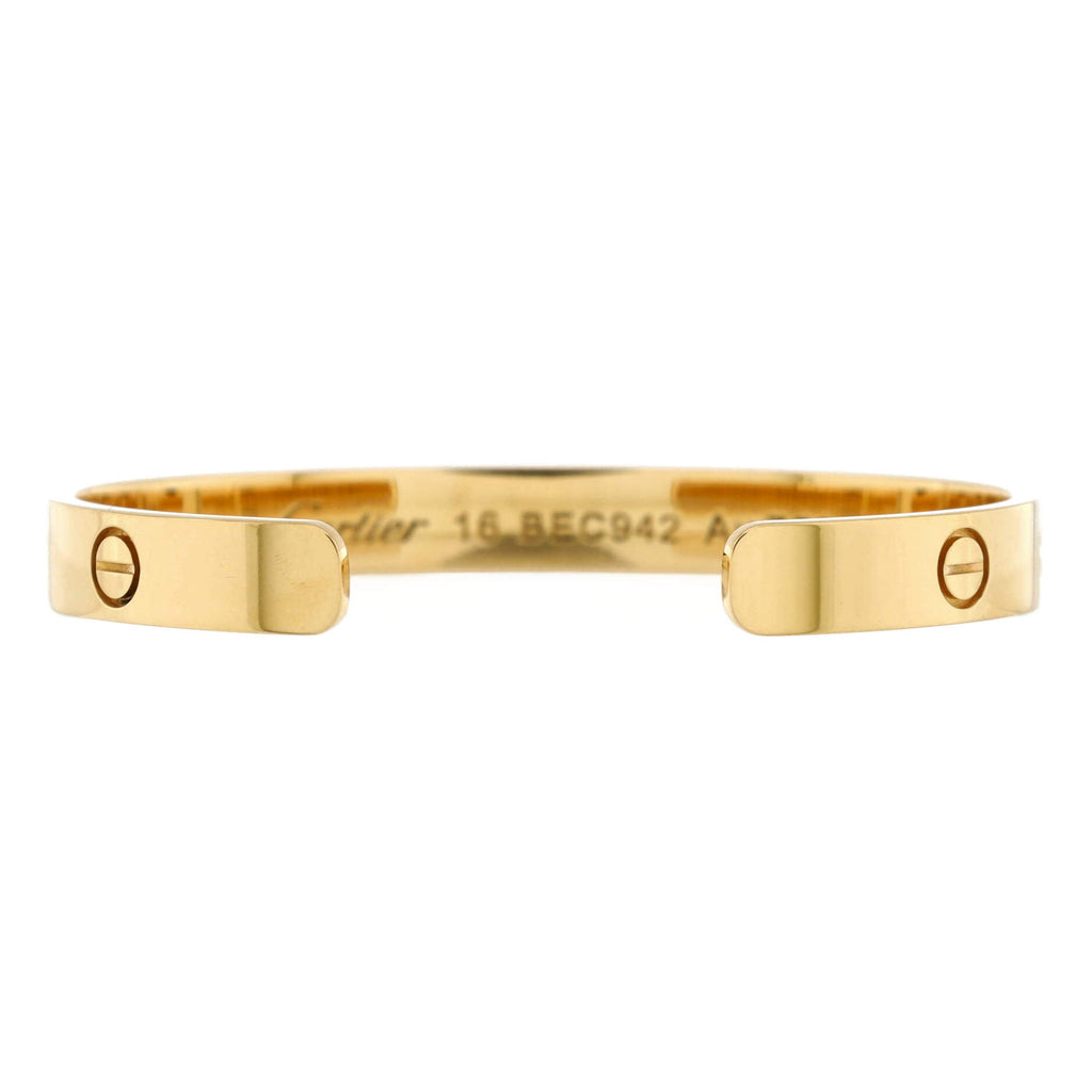 Love Cuff Bracelet 18K Yellow Gold