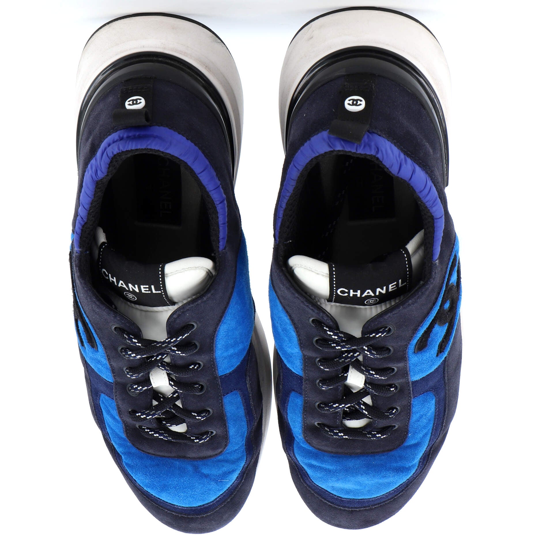 Men's CC Low-Top Sneakers Suede