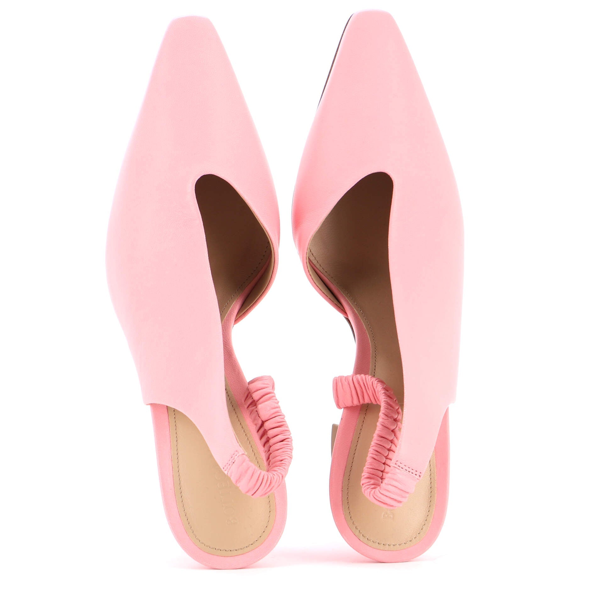 Women's Almond Slingback Pumps Leather