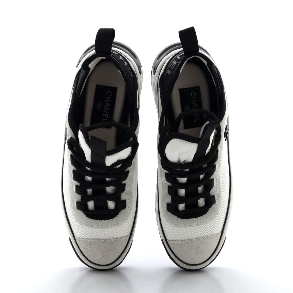 Women's CC Cap Toe Logo Sneakers Mixed Fibers