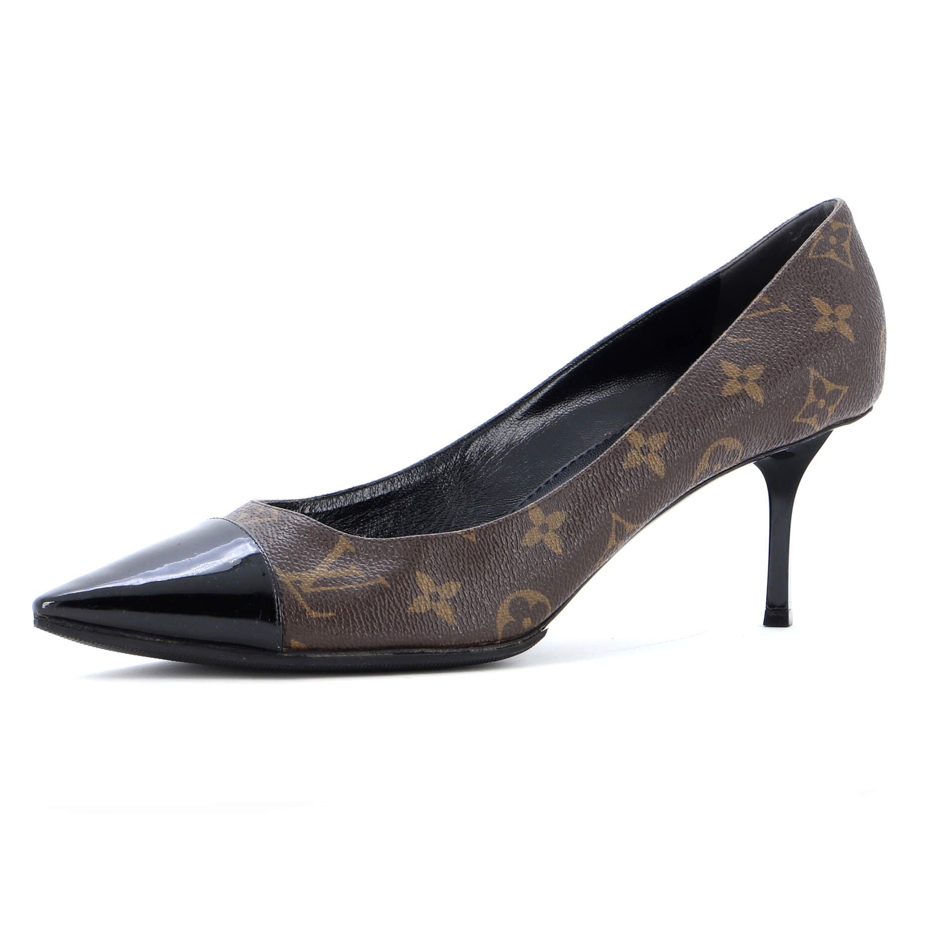 Women's Fetish Pumps Monogram Canvas and Patent