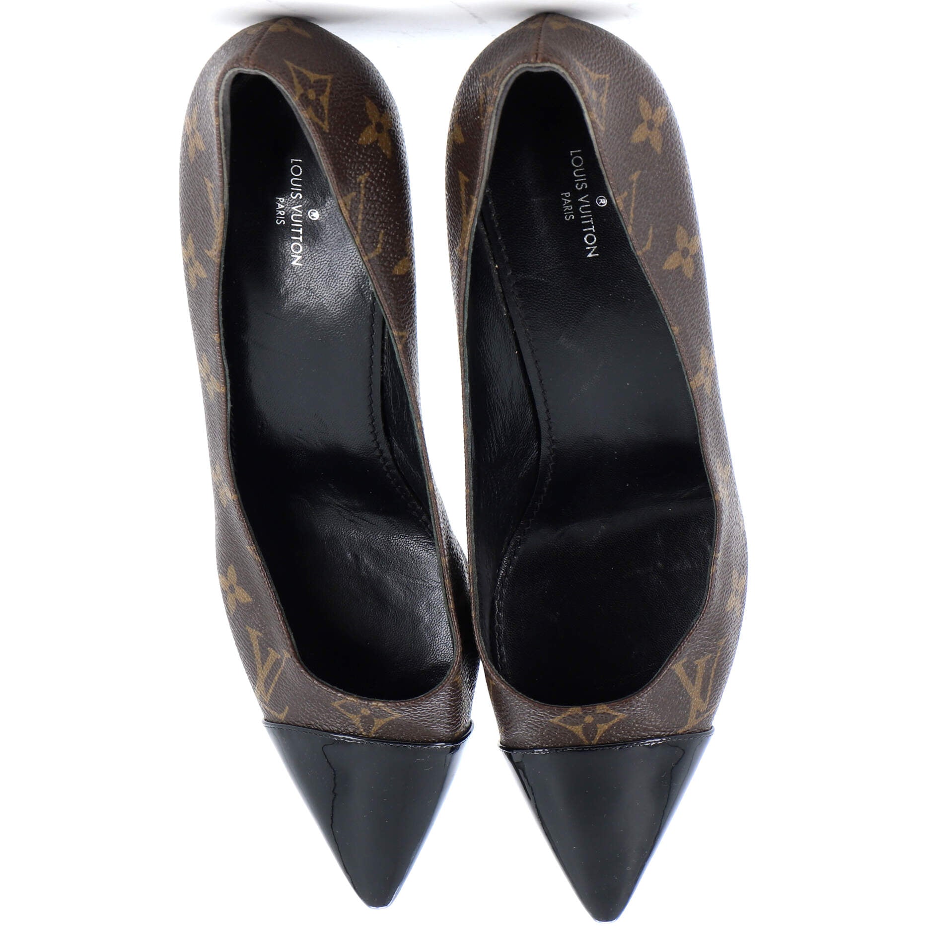Women's Fetish Pumps Monogram Canvas and Patent