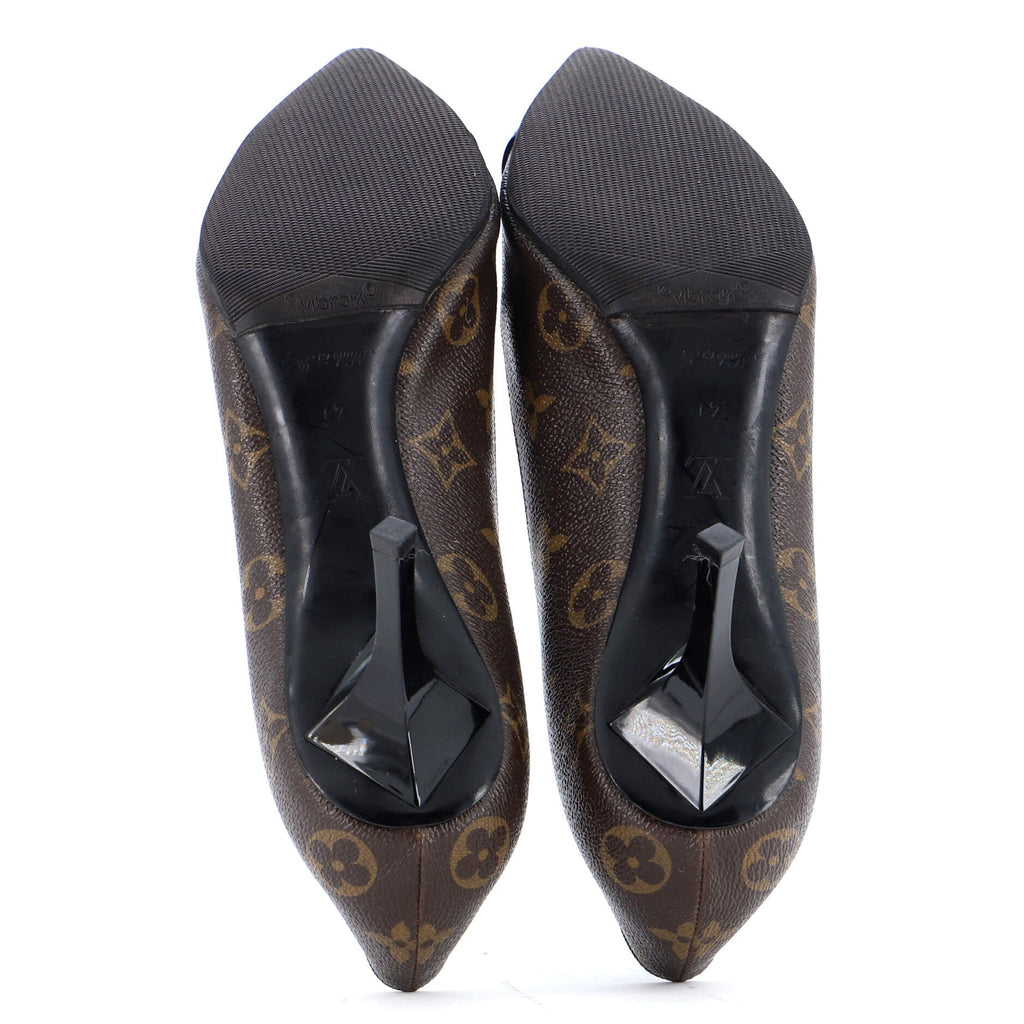 Women's Fetish Pumps Monogram Canvas and Patent