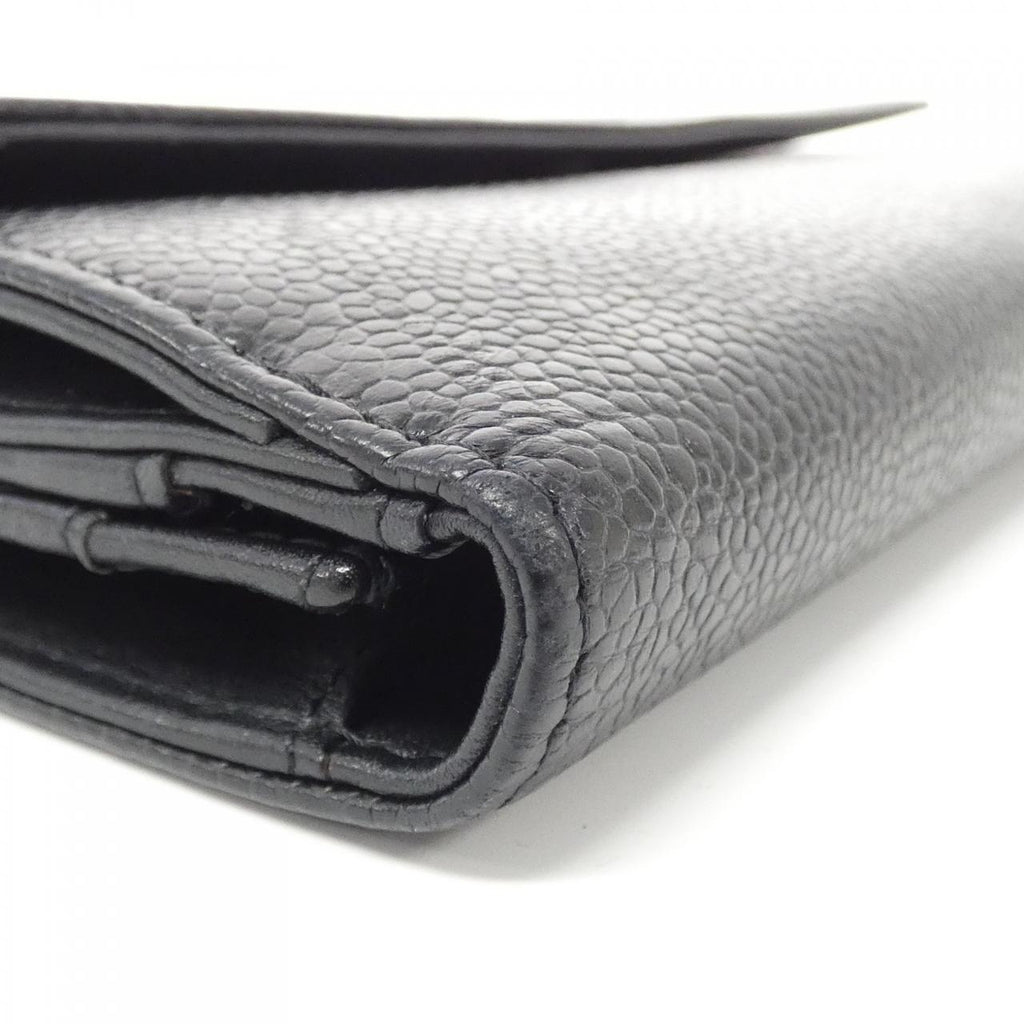 Chanel Timeless CC Caviar Skin Long Wallet