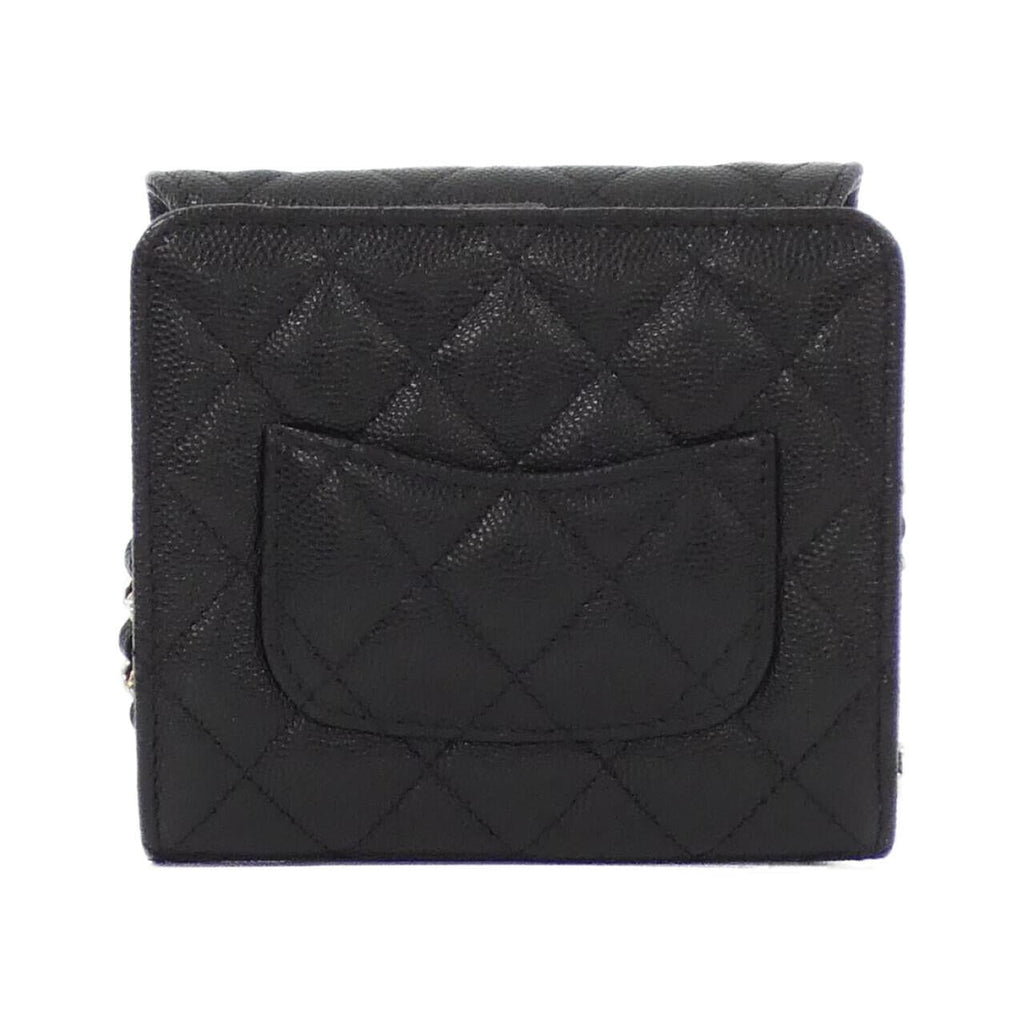Chanel AP3061 Caviar Skin Chain Clutch