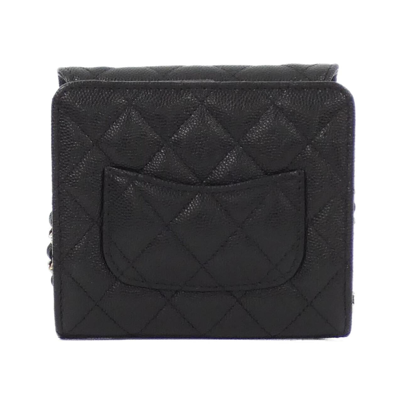 Chanel AP3061 Caviar Skin Chain Clutch