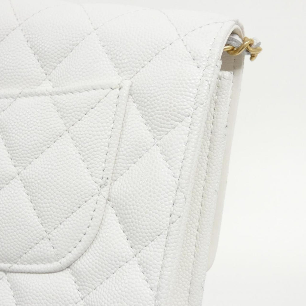 Chanel AP3694 Caviar Skin Chain Wallet