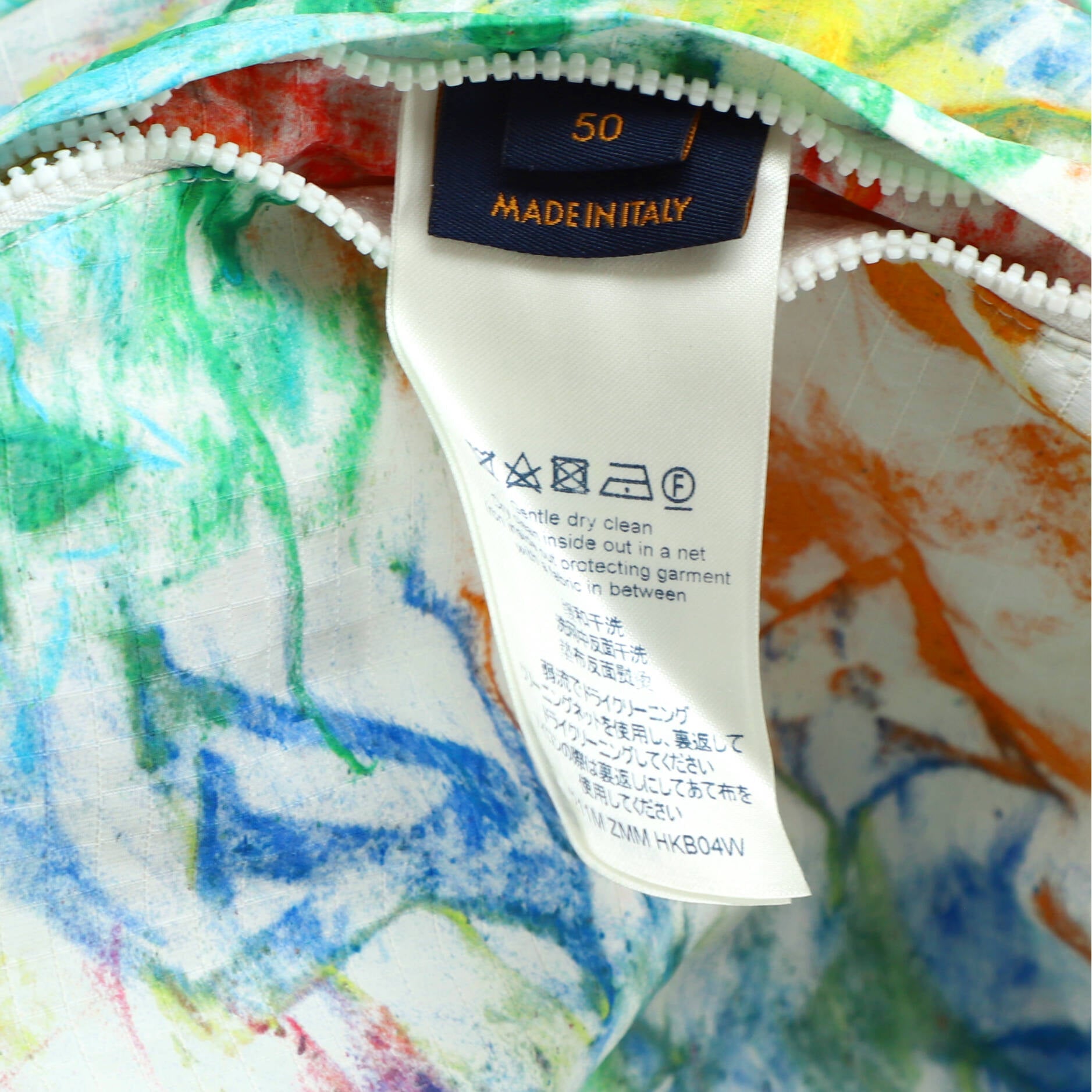 Men's Windbreaker Limited Edition Monogram Pastel Multicolor Polyamide
