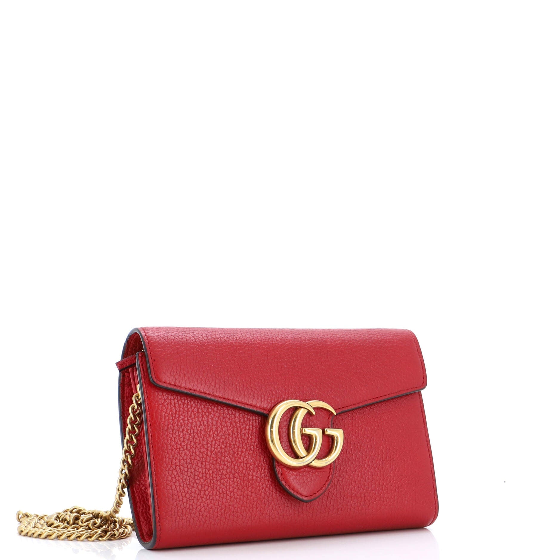 GG Marmont Chain Wallet Leather Mini