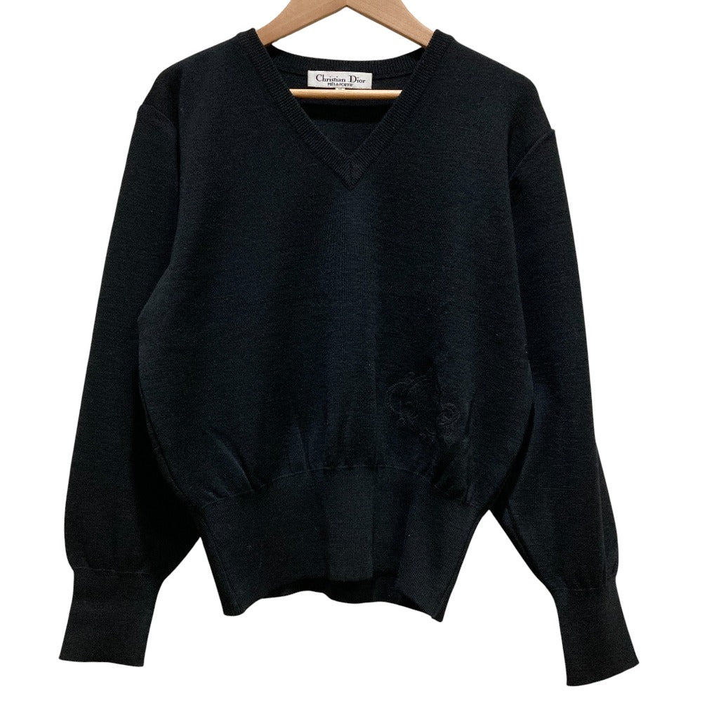Christian Dior Embroidered Wool Sweater