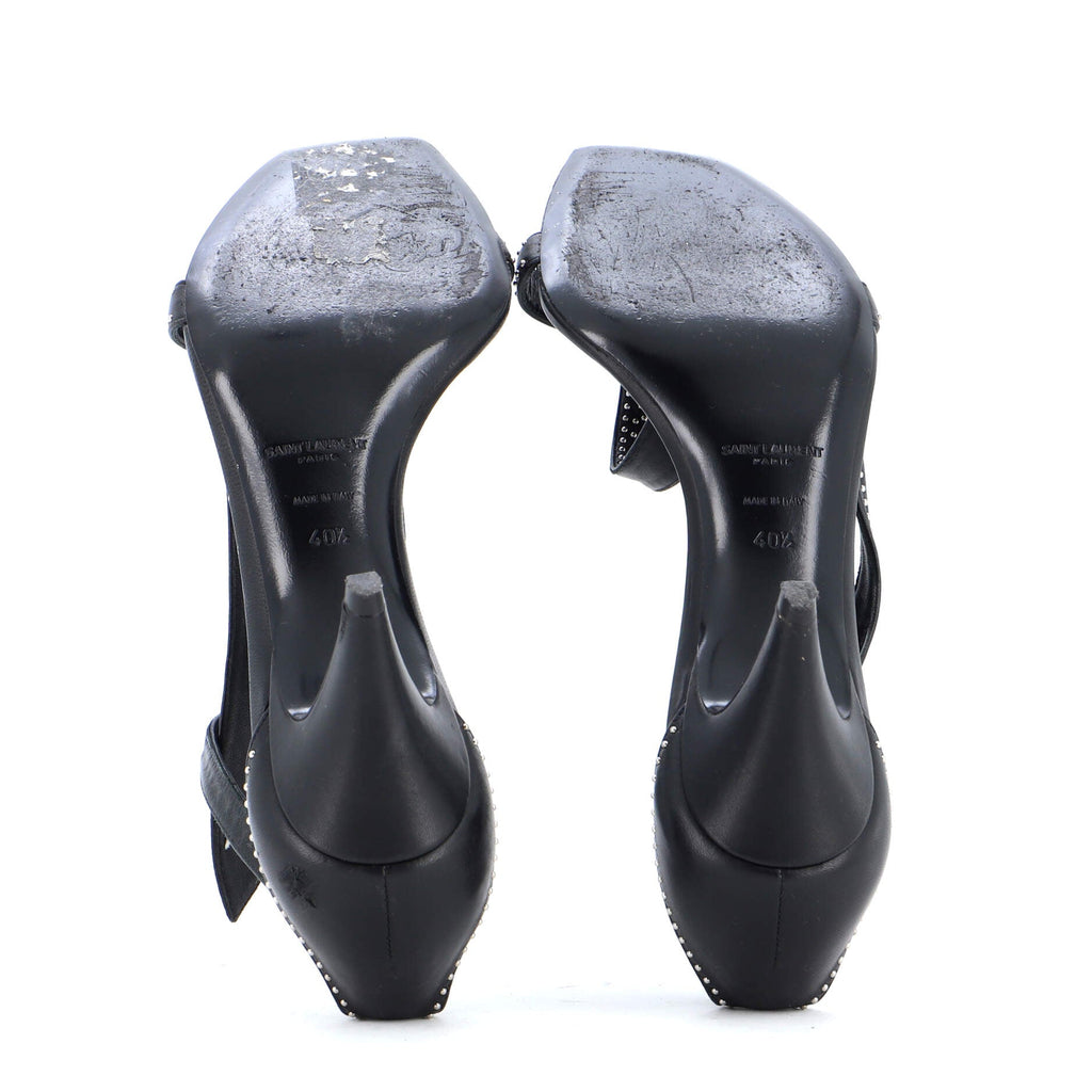 Women's Charlotte Heeled Sandals Studded Leather