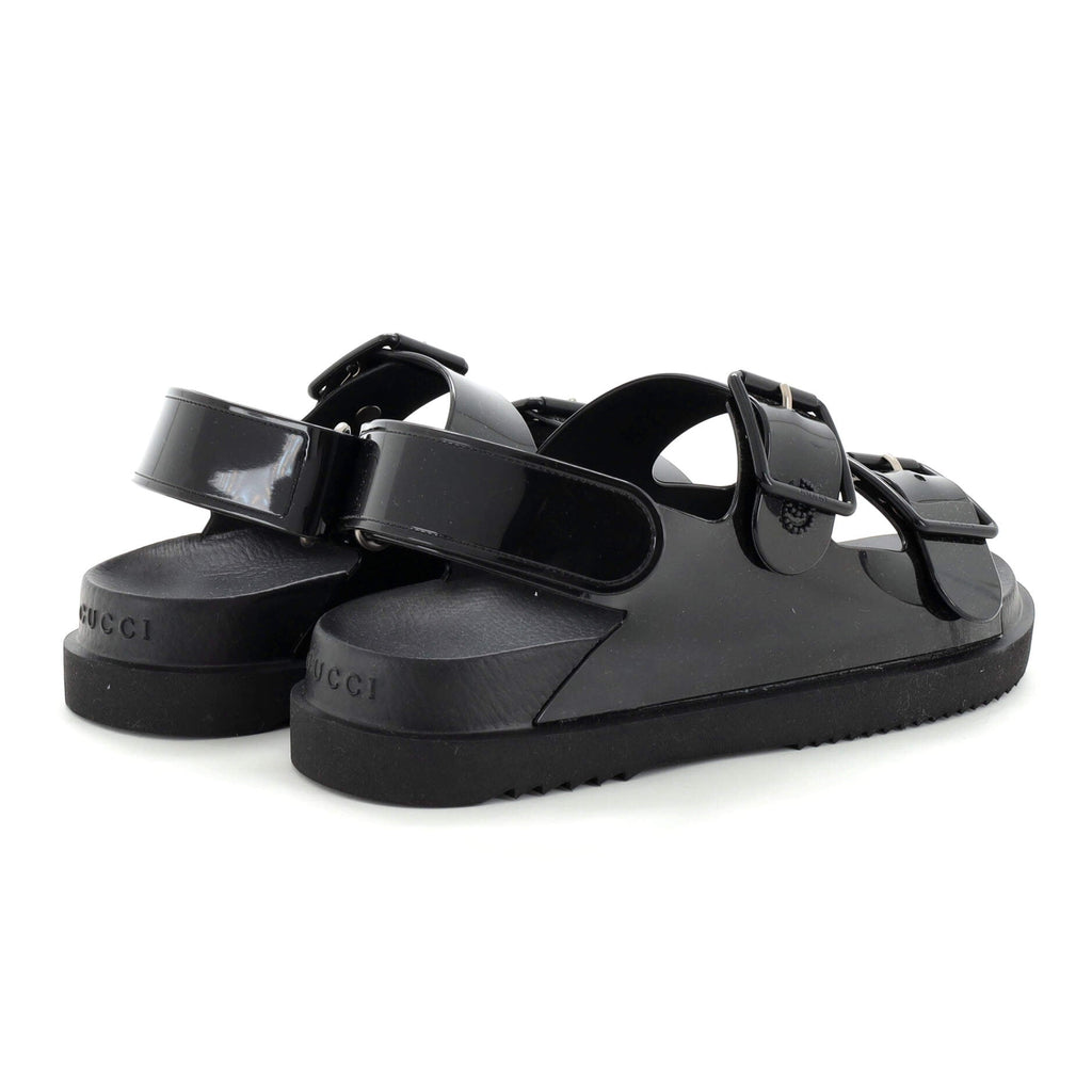 Women's Mini GG Slingback Sandals Rubber