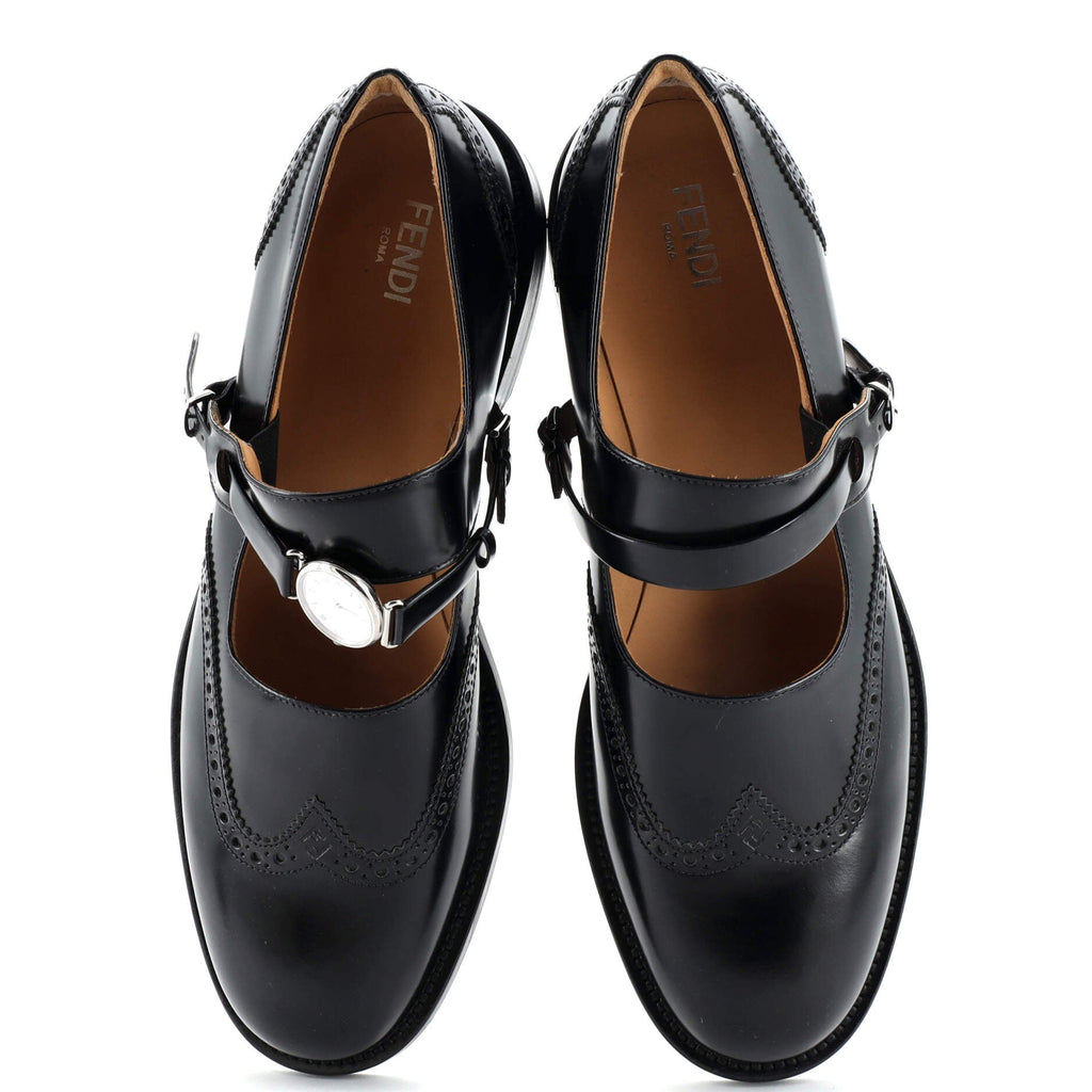 Men's Watch Strap Mary Janes Leather