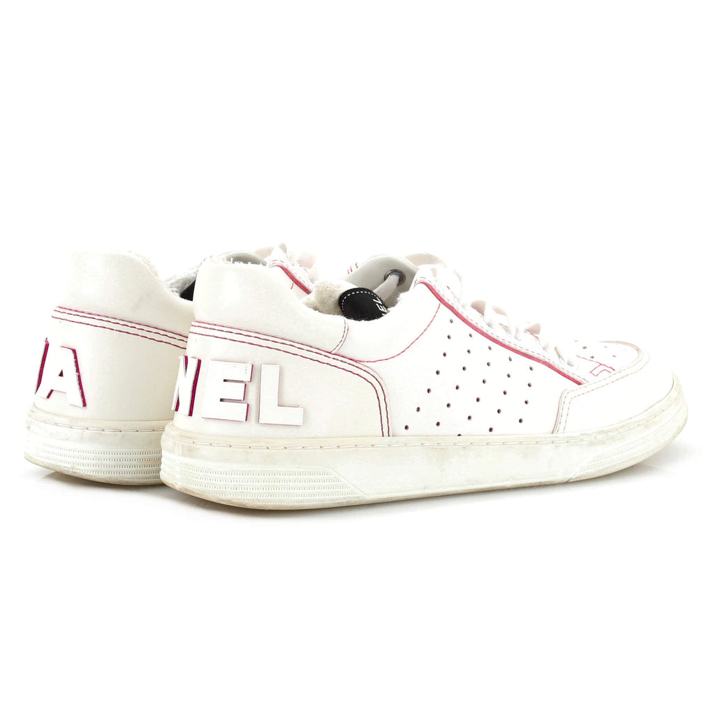 Women's Logo Low-Top Sneakers Leather