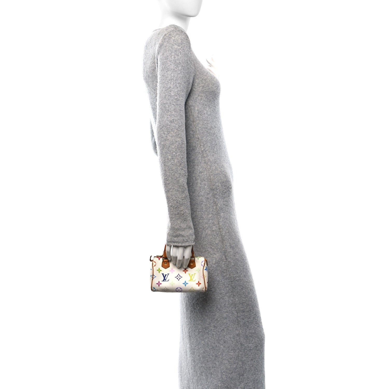 Monogram Multicolor Mini Sac HL Speedy White