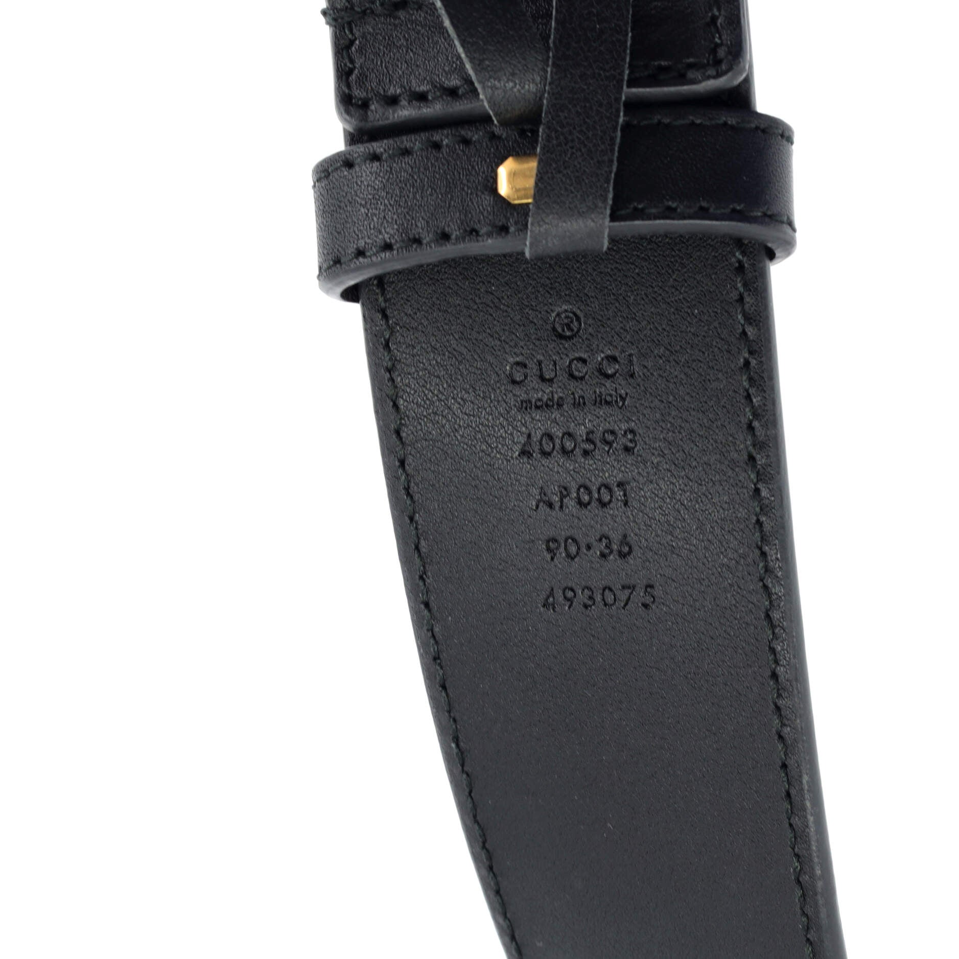 GG Marmont Belt Leather Wide 90
