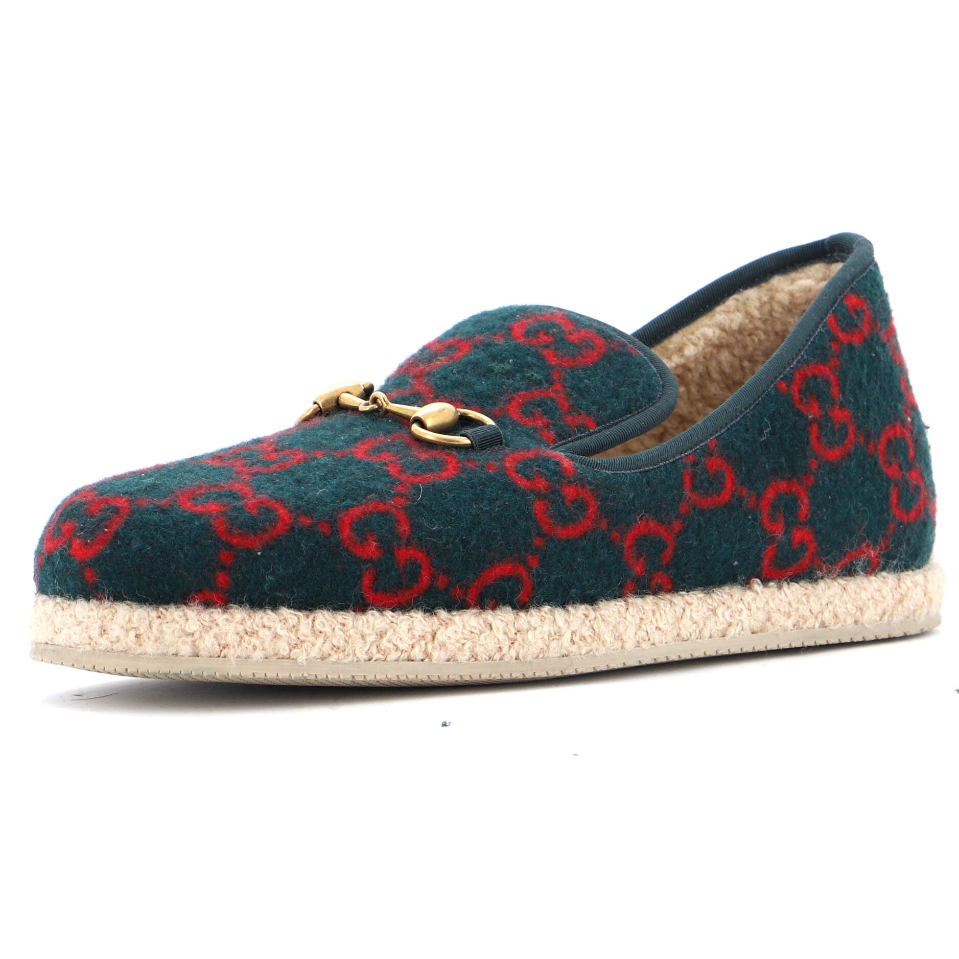 Women's Fria Horsebit Loafers GG Wool