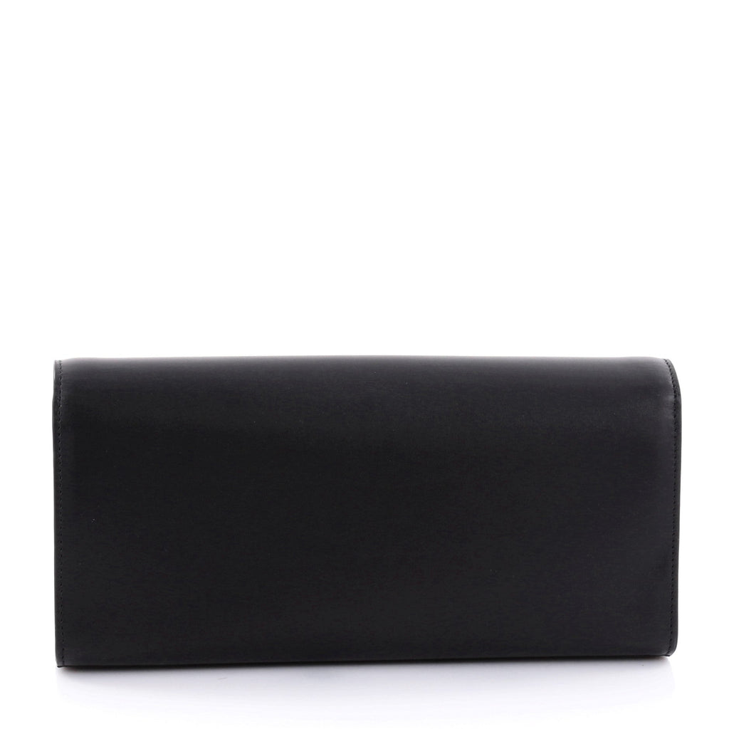 Classic Monogram Tassel Clutch Leather Long