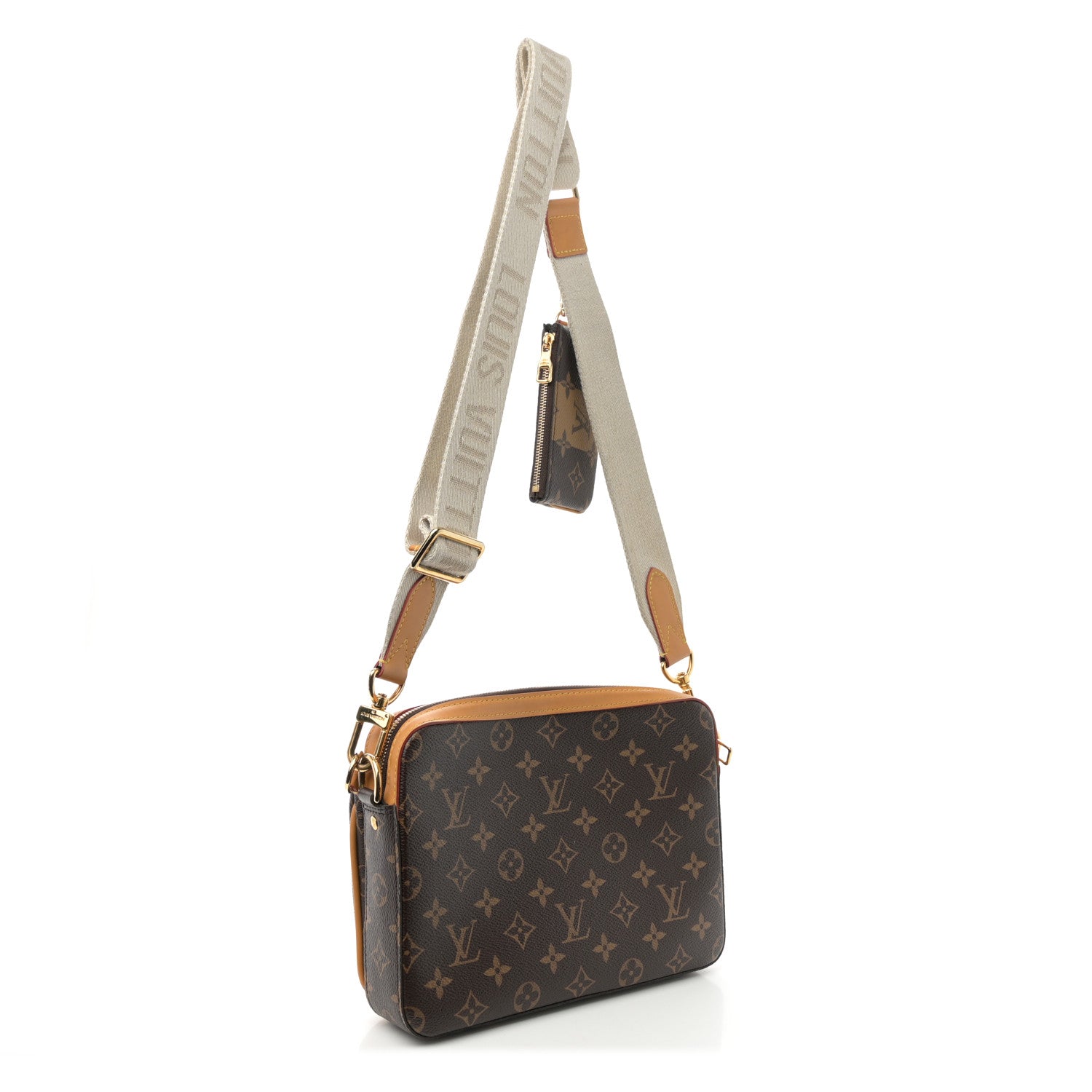 X NIGO Reverse Monogram Stripes Trio Messenger