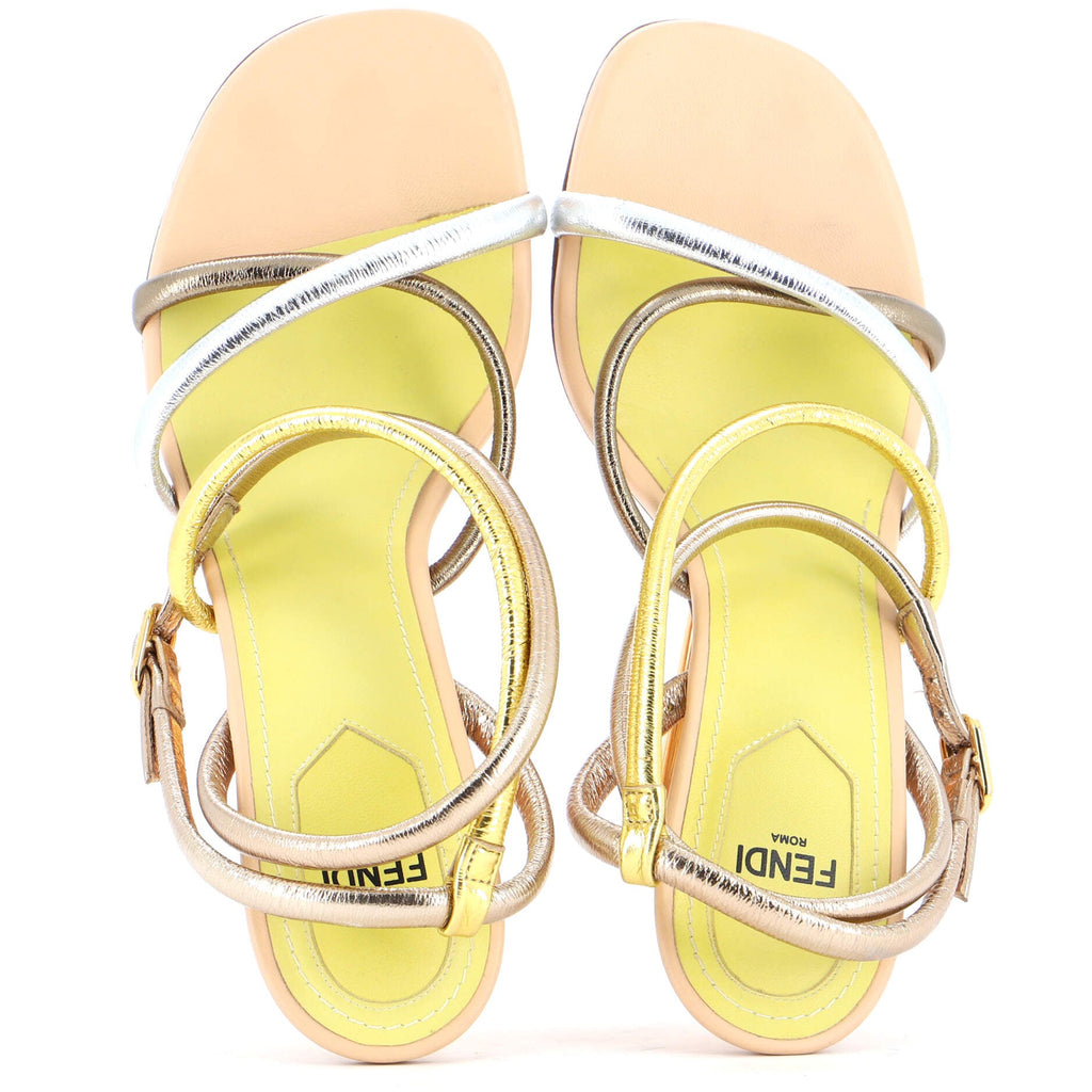 Women's First Strappy Heeled Sandals Leather