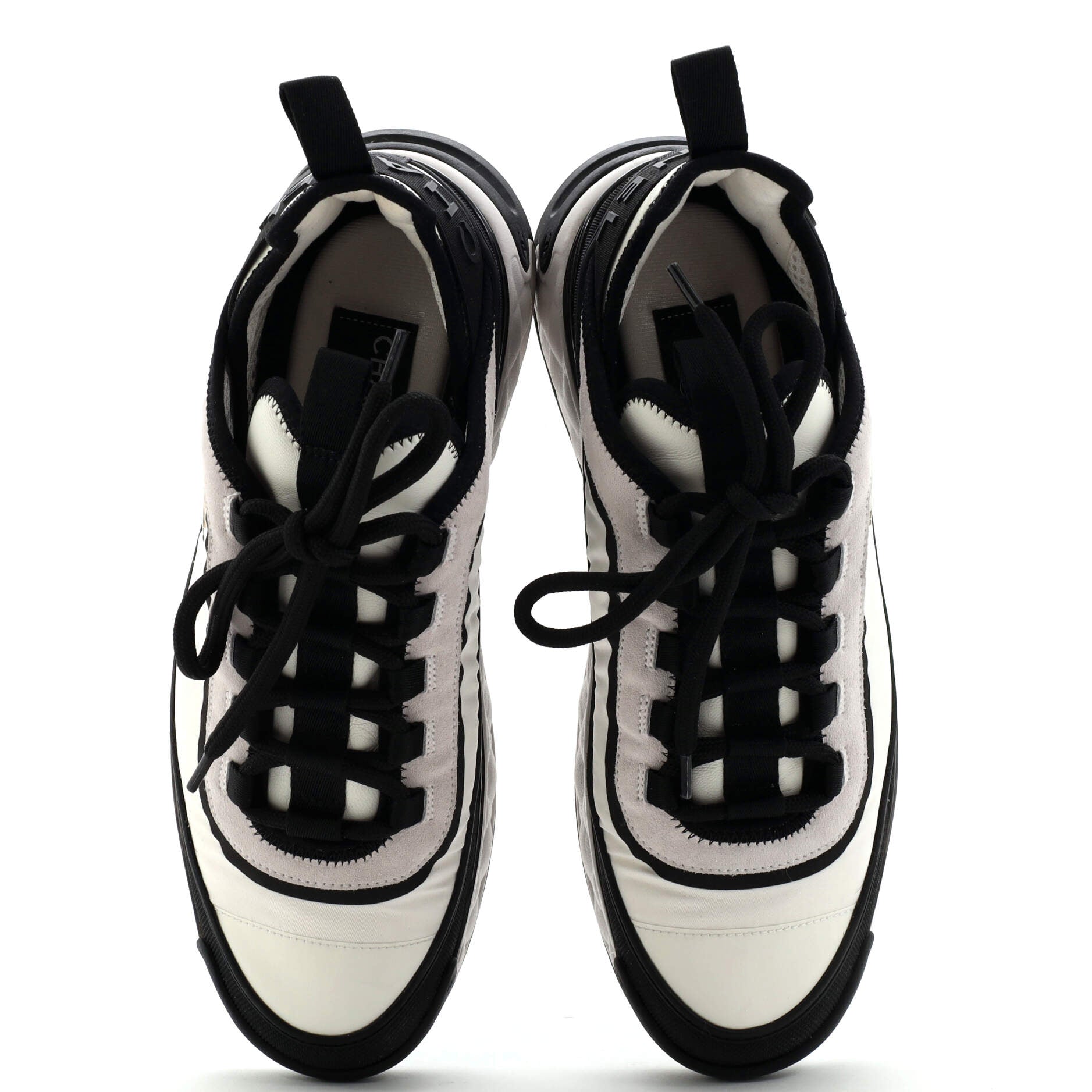 Women's CC Cap Toe Logo Sneakers Mixed Fibers