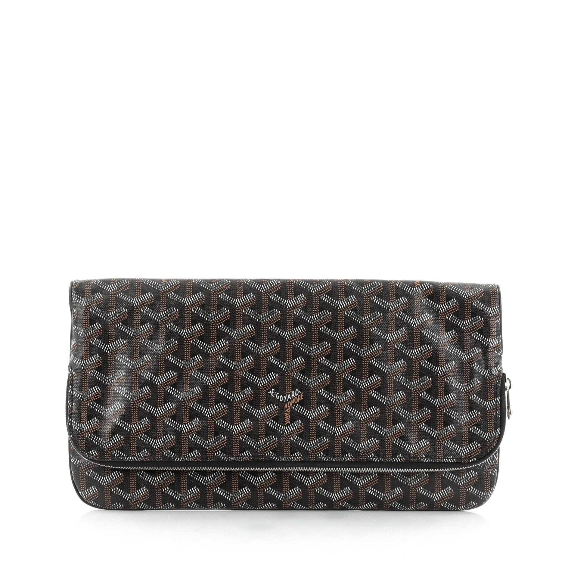 Saint Marie Clutch Coated Canvas
