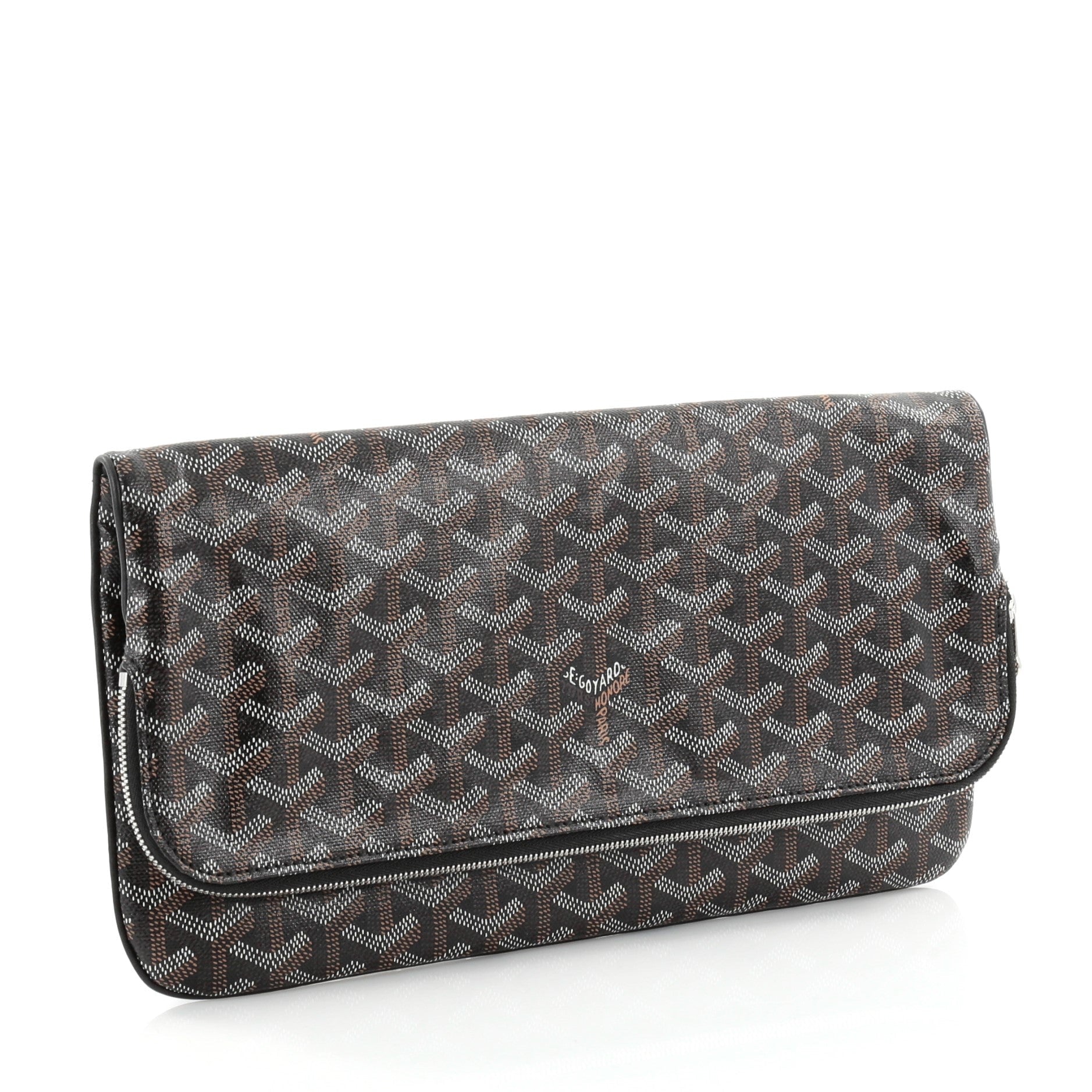 Saint Marie Clutch Coated Canvas