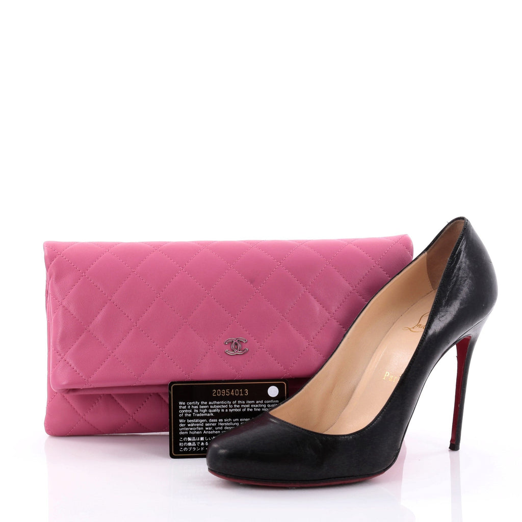 Beauty CC Clutch Quilted Lambskin