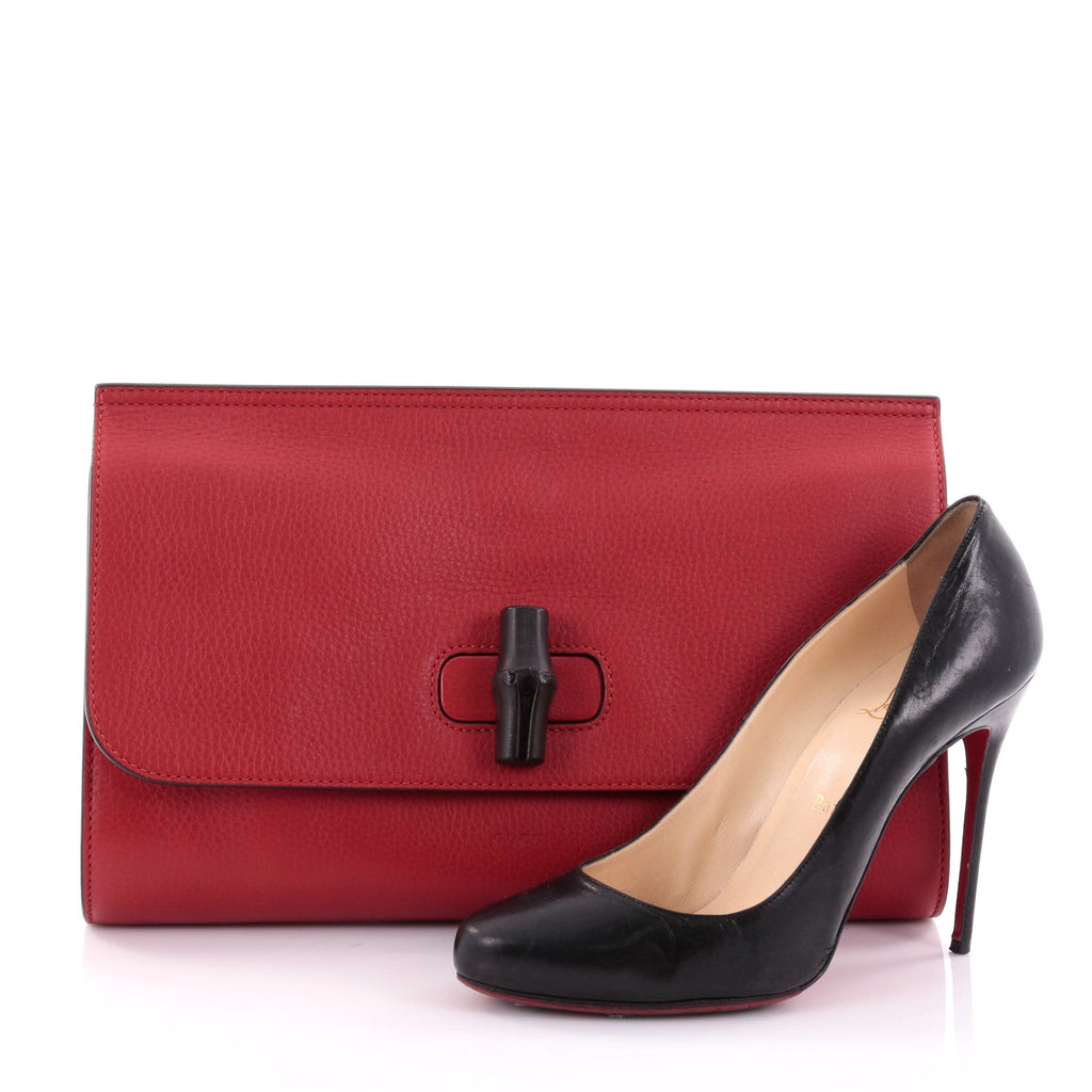 Bamboo Daily Clutch Leather