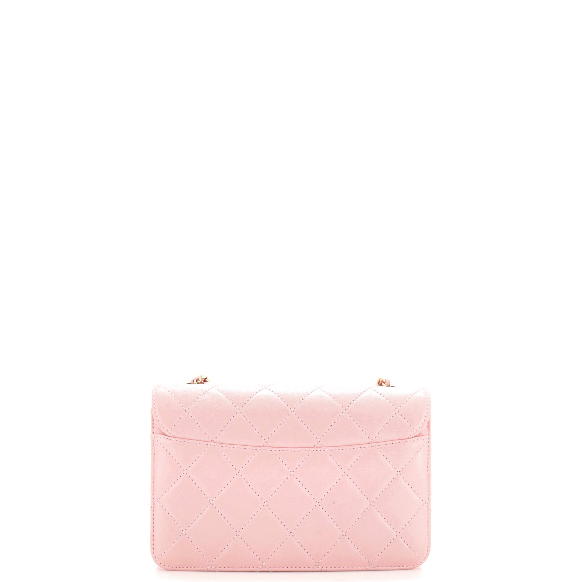 Beauty Lock Flap Bag Quilted Sheepskin Mini