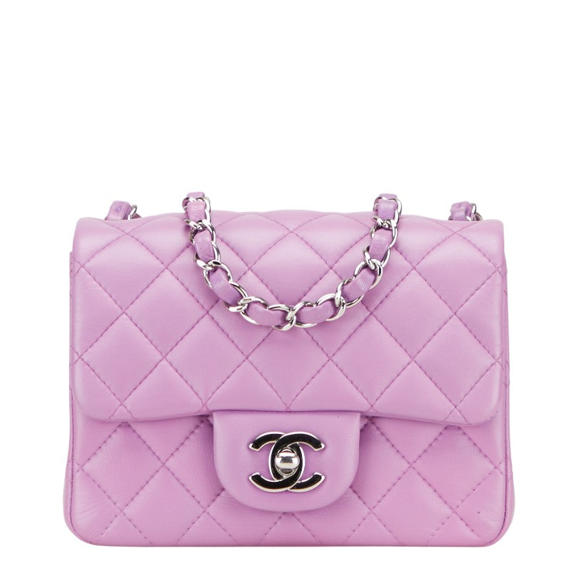 Chanel Coco Mark Matelasse Lambskin Shoulder Bag