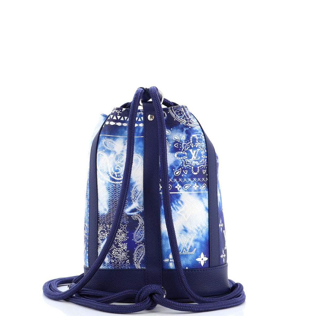 Louis Vuitton Randonnee Backpack Limited Edition Monogram Bandana Leather PM