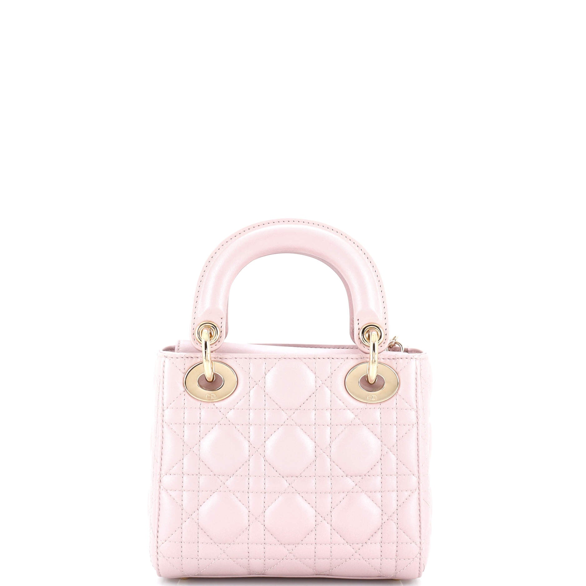 Lady Dior Chain Bag Cannage Quilt Lambskin Mini