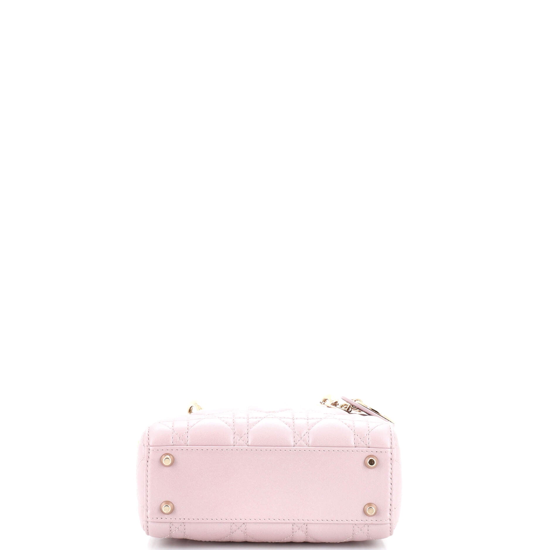 Lady Dior Chain Bag Cannage Quilt Lambskin Mini
