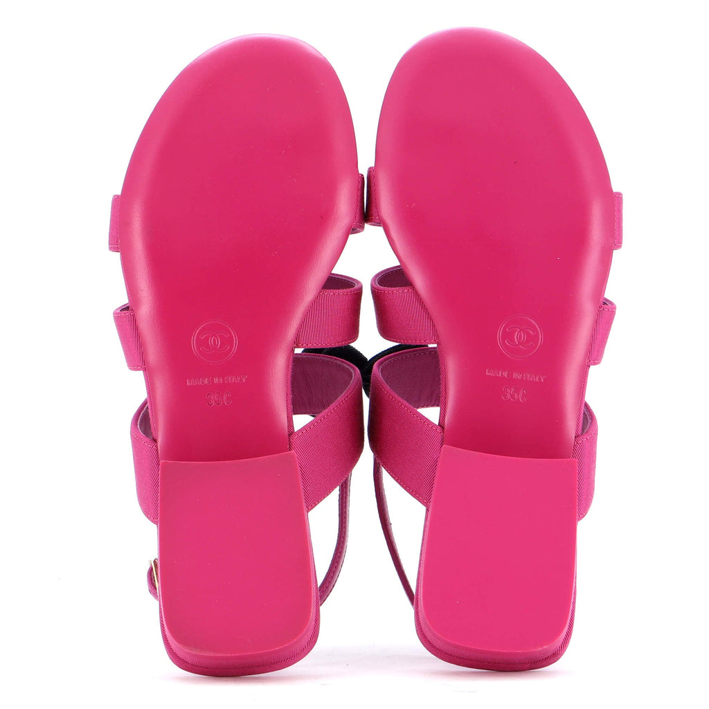 Women's Bow Gladiator Flat Sandals Mixed Materials