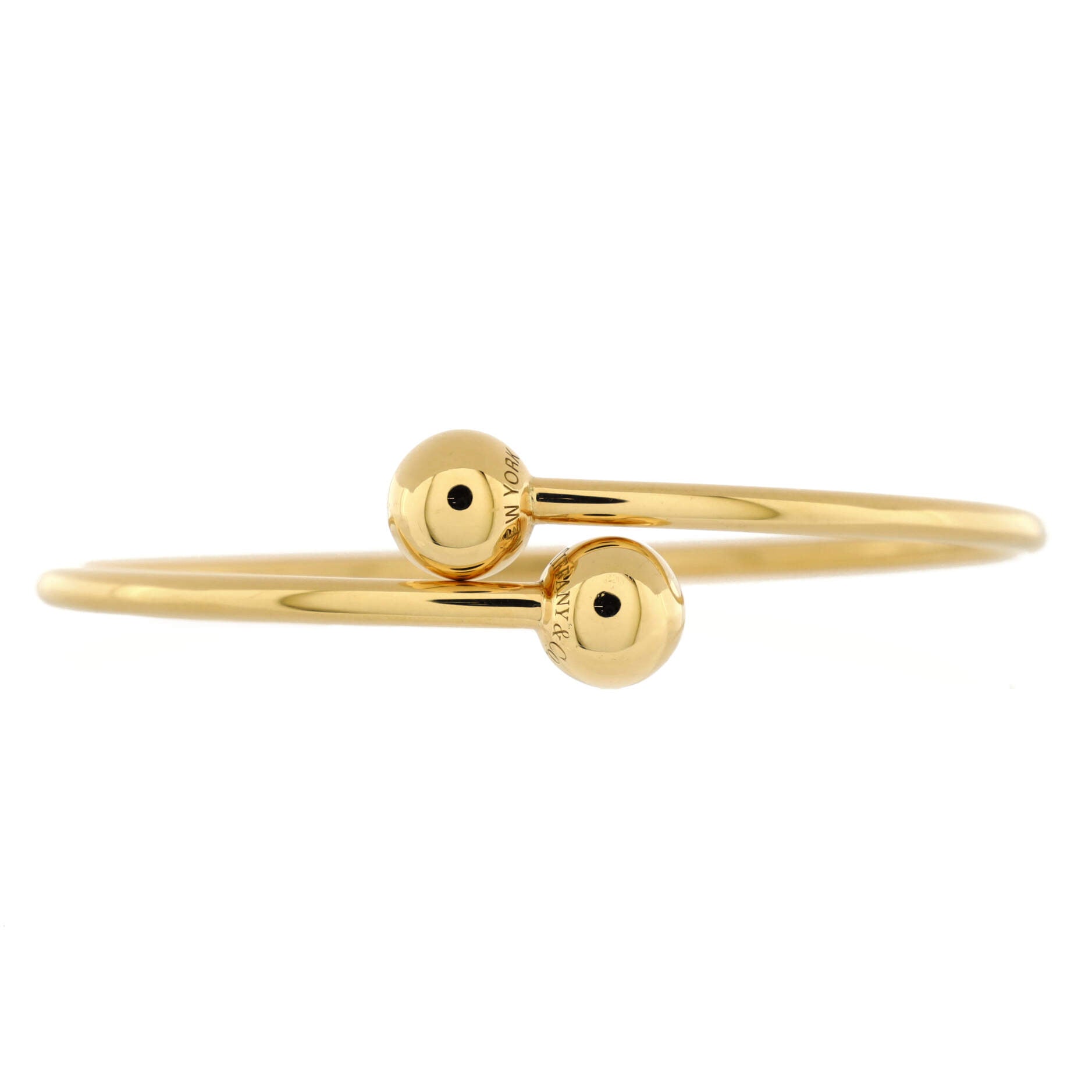 HardWear Ball Bypass Bracelet 18K Yellow Gold 8mm