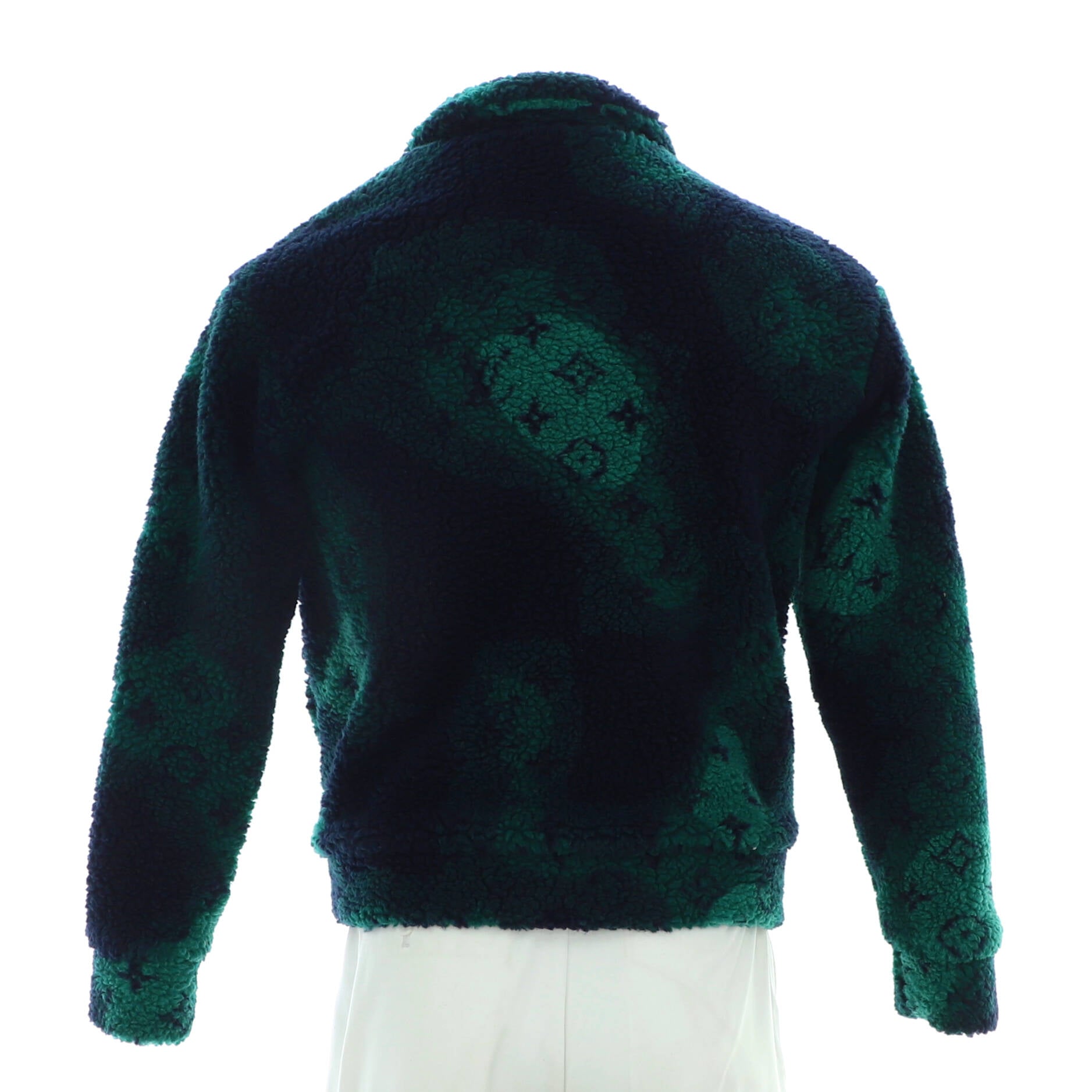 Men's Camouflage Zip Up Jacket Monogram Fleece